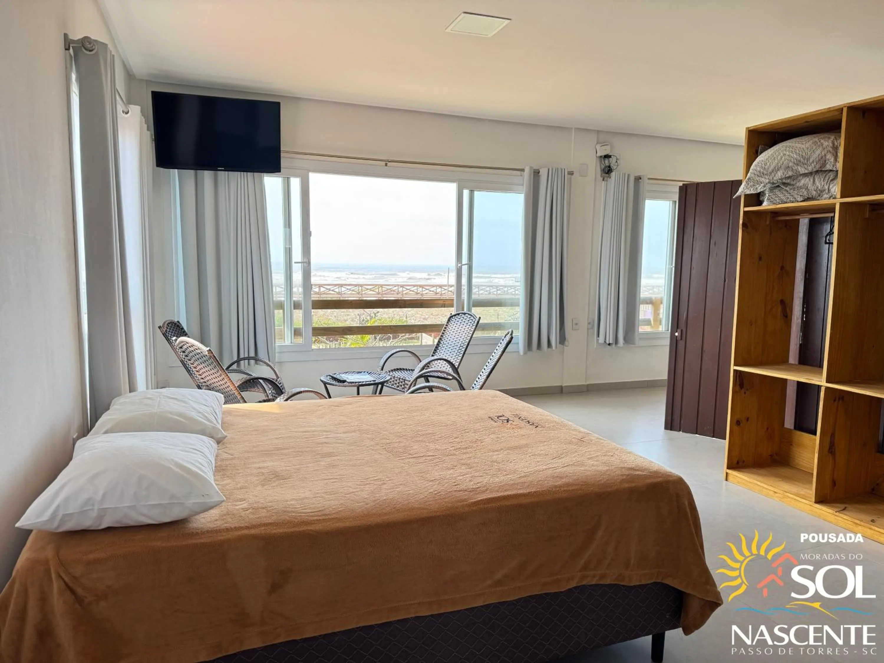 Photo of the whole room, Bed in Pousada Moradas do Sol Nascente