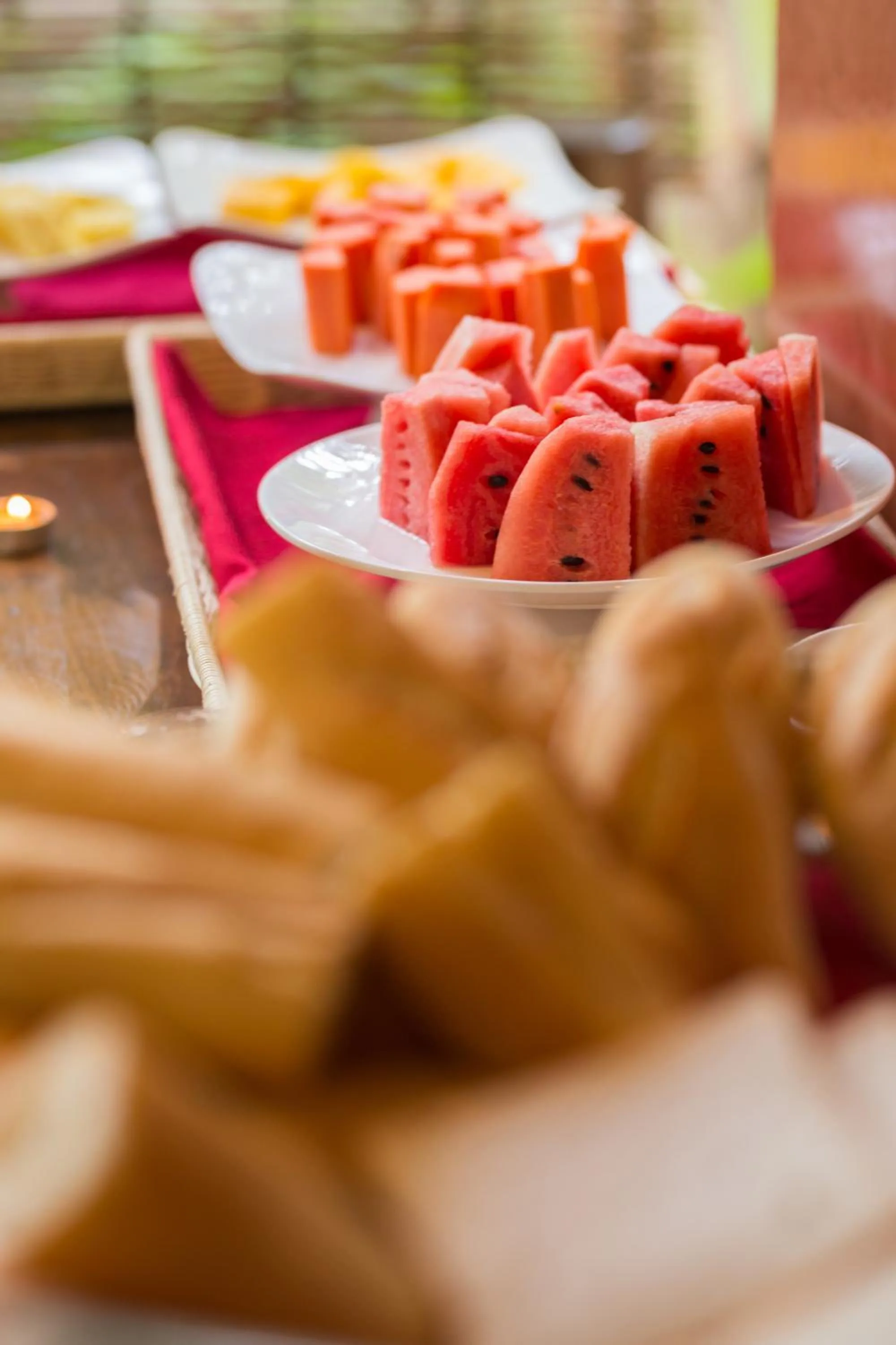 Buffet breakfast in Le Jardin d'Angkor Hotel & Resort
