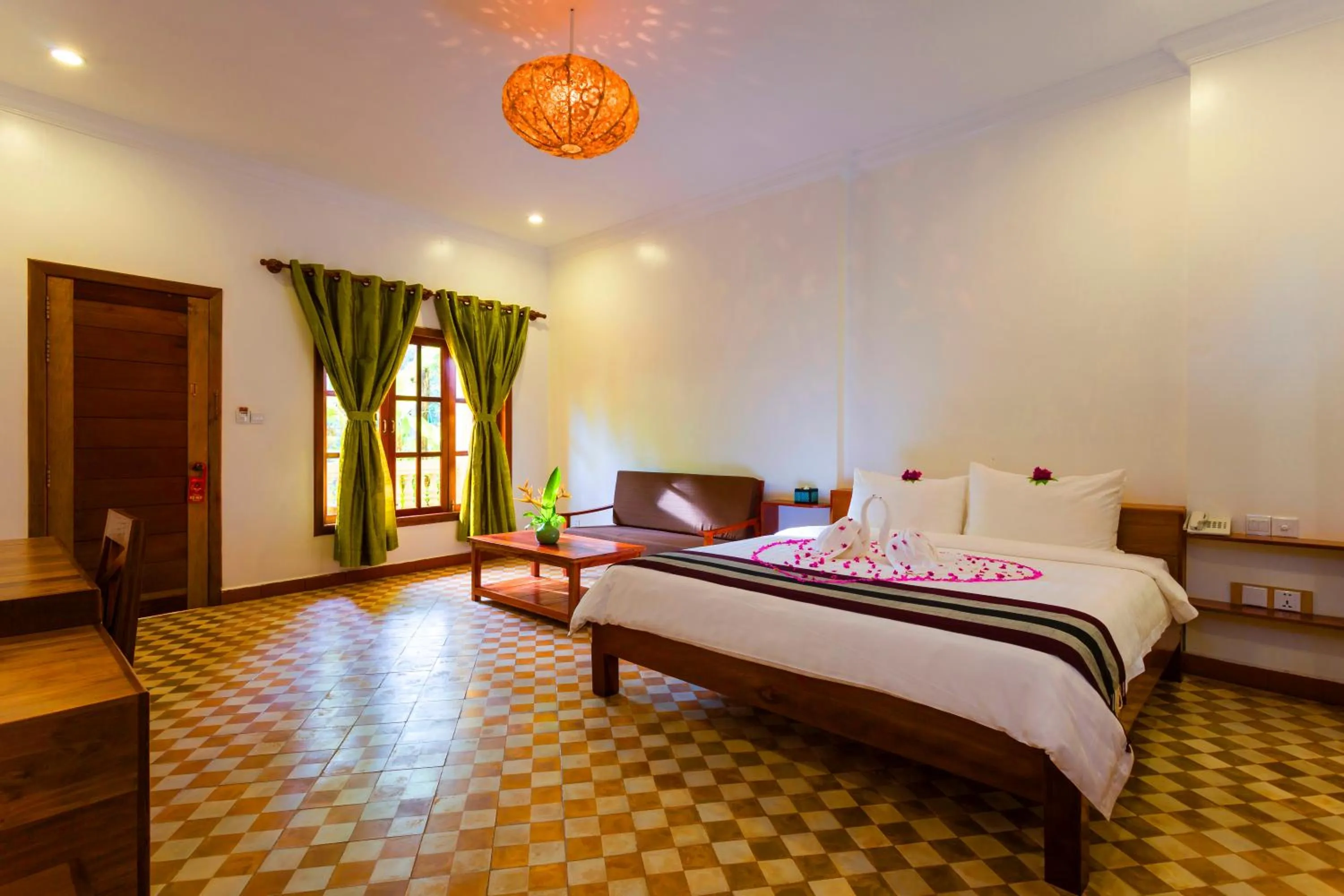 Bedroom, Bed in Le Jardin d'Angkor Hotel & Resort