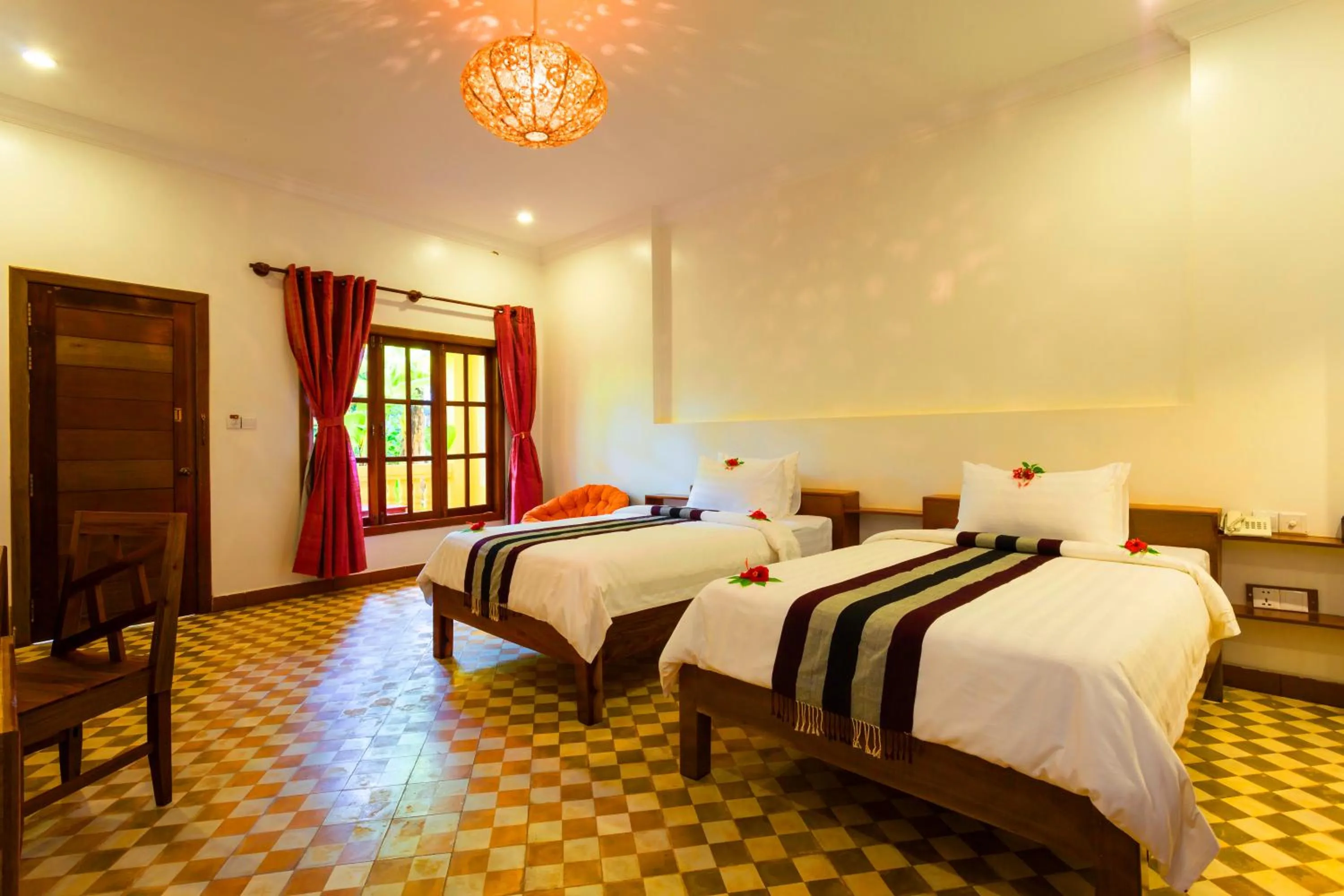 Bedroom, Bed in Le Jardin d'Angkor Hotel & Resort