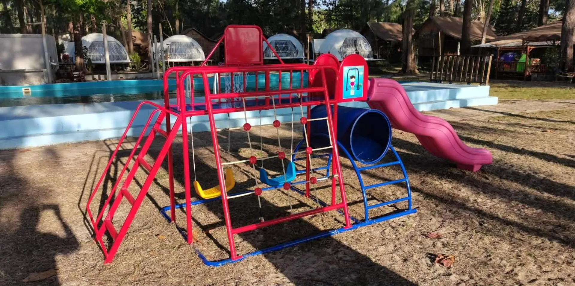Children play ground in Eco Lanta Hideaway Beach Resort