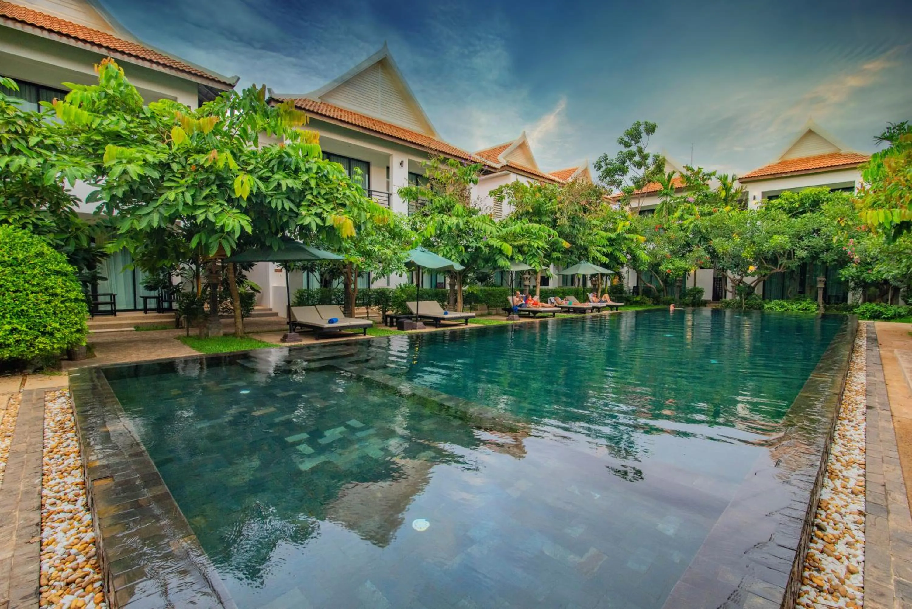 Swimming pool in Tanei Angkor Resort and Spa
