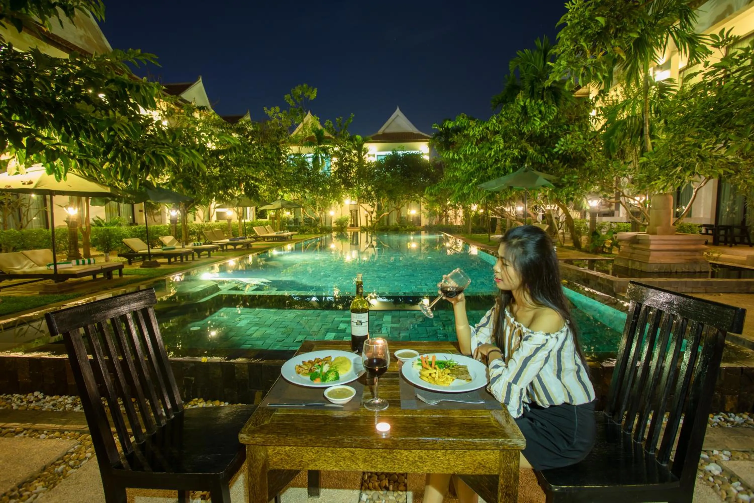 Dinner in Tanei Angkor Resort and Spa