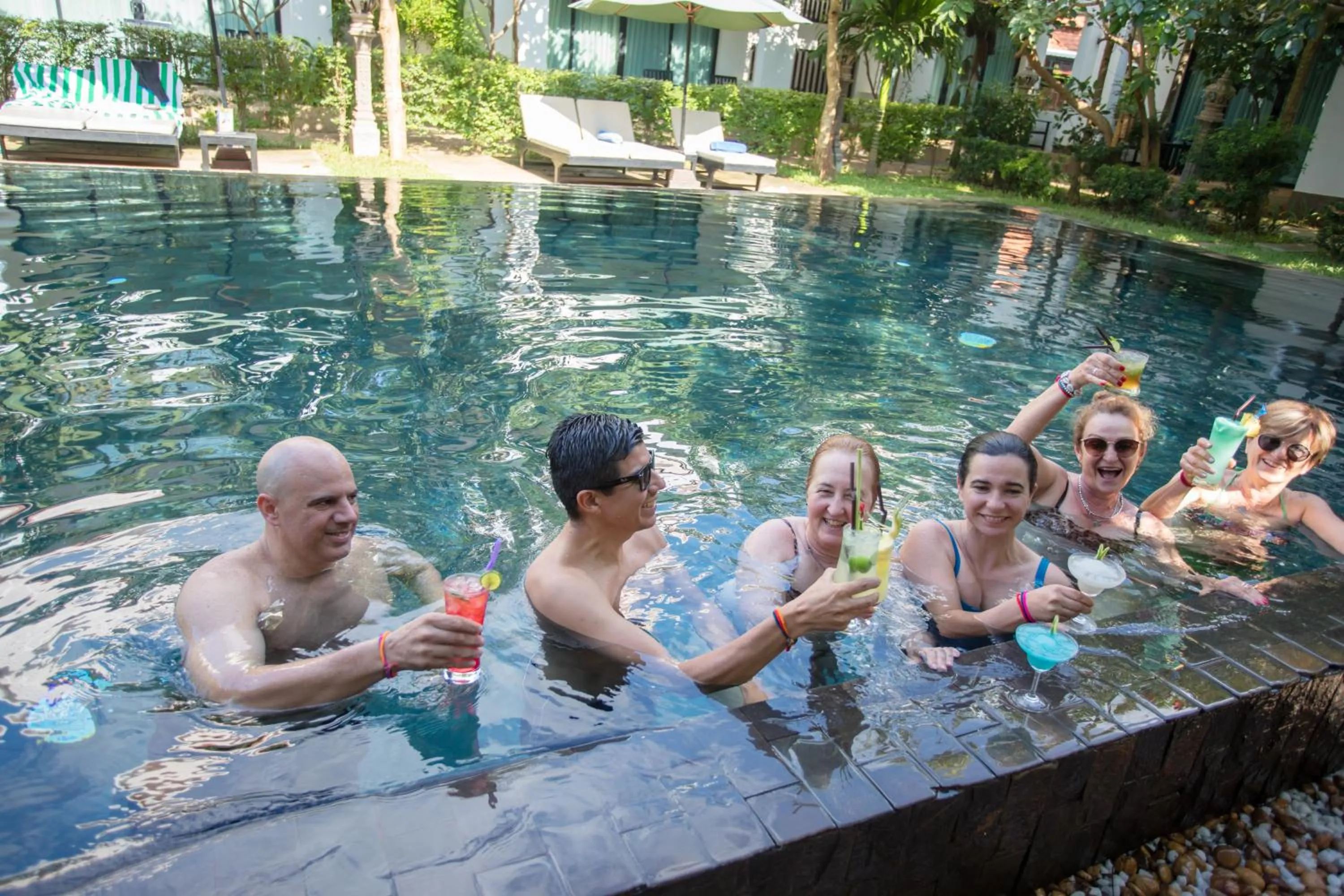 group of guests in Tanei Angkor Resort and Spa
