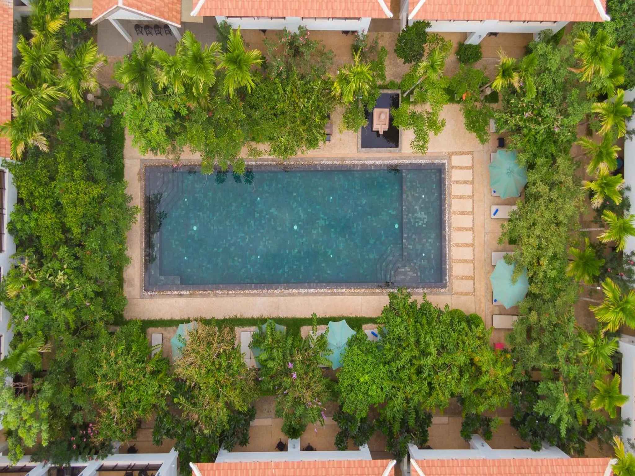Pool view in Tanei Angkor Resort and Spa