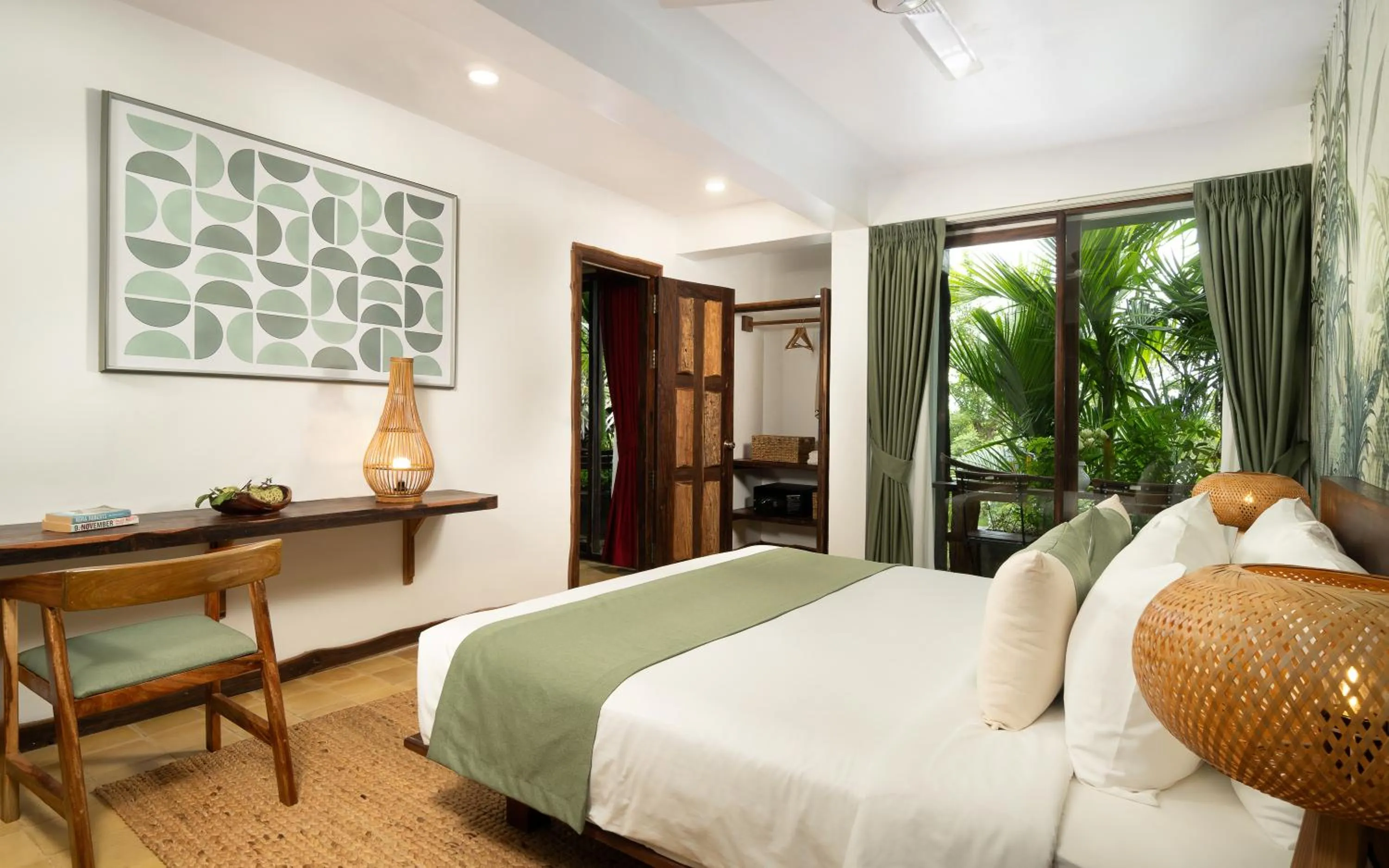 Bedroom, Bed in The Nature & Villas