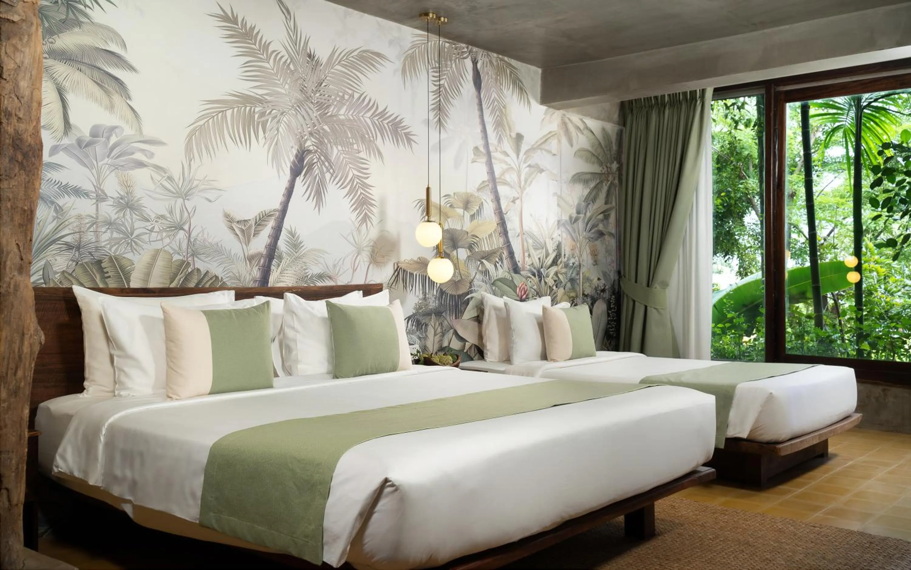 View (from property/room), Bed in The Nature & Villas