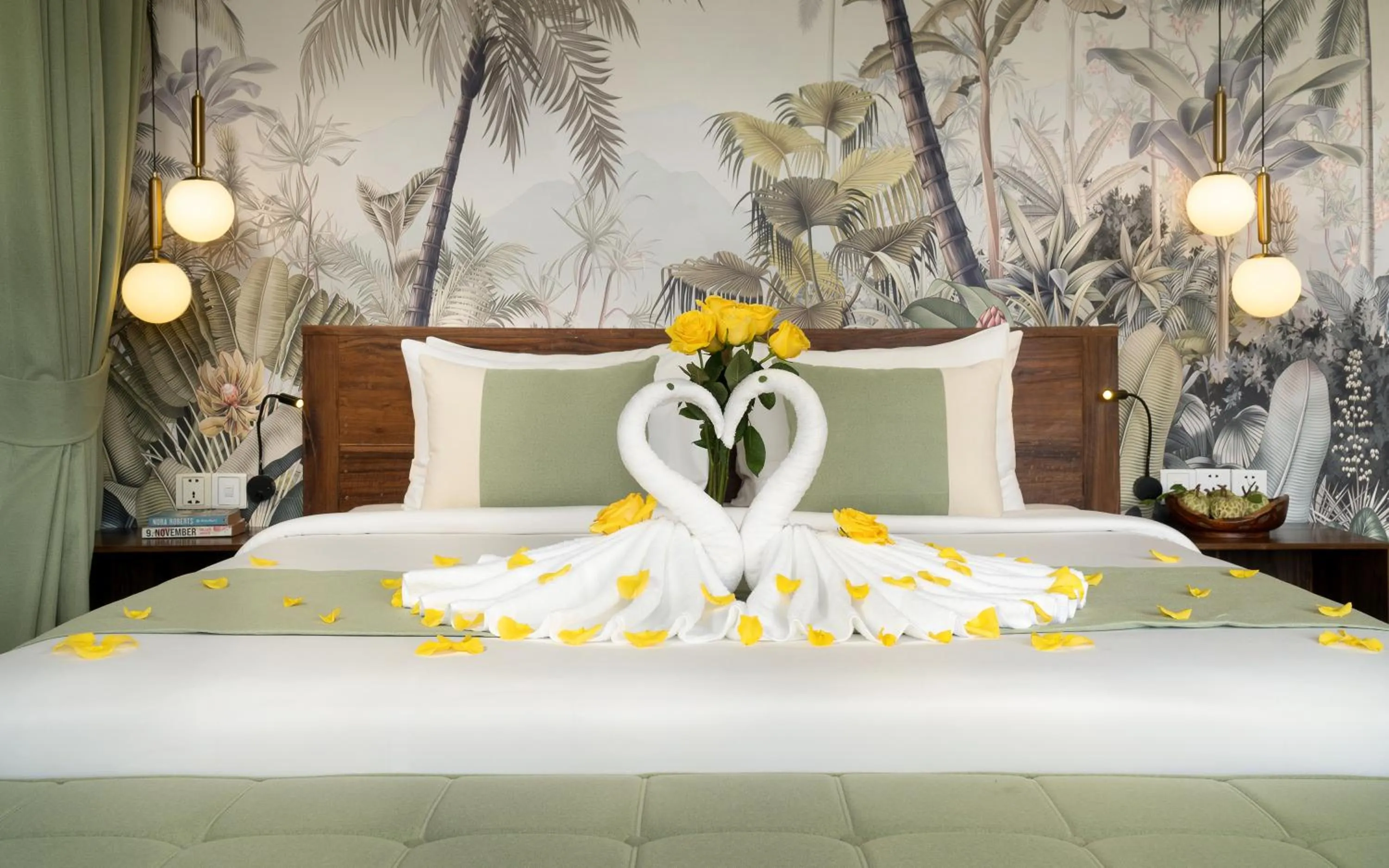 Bedroom, Bed in The Nature & Villas