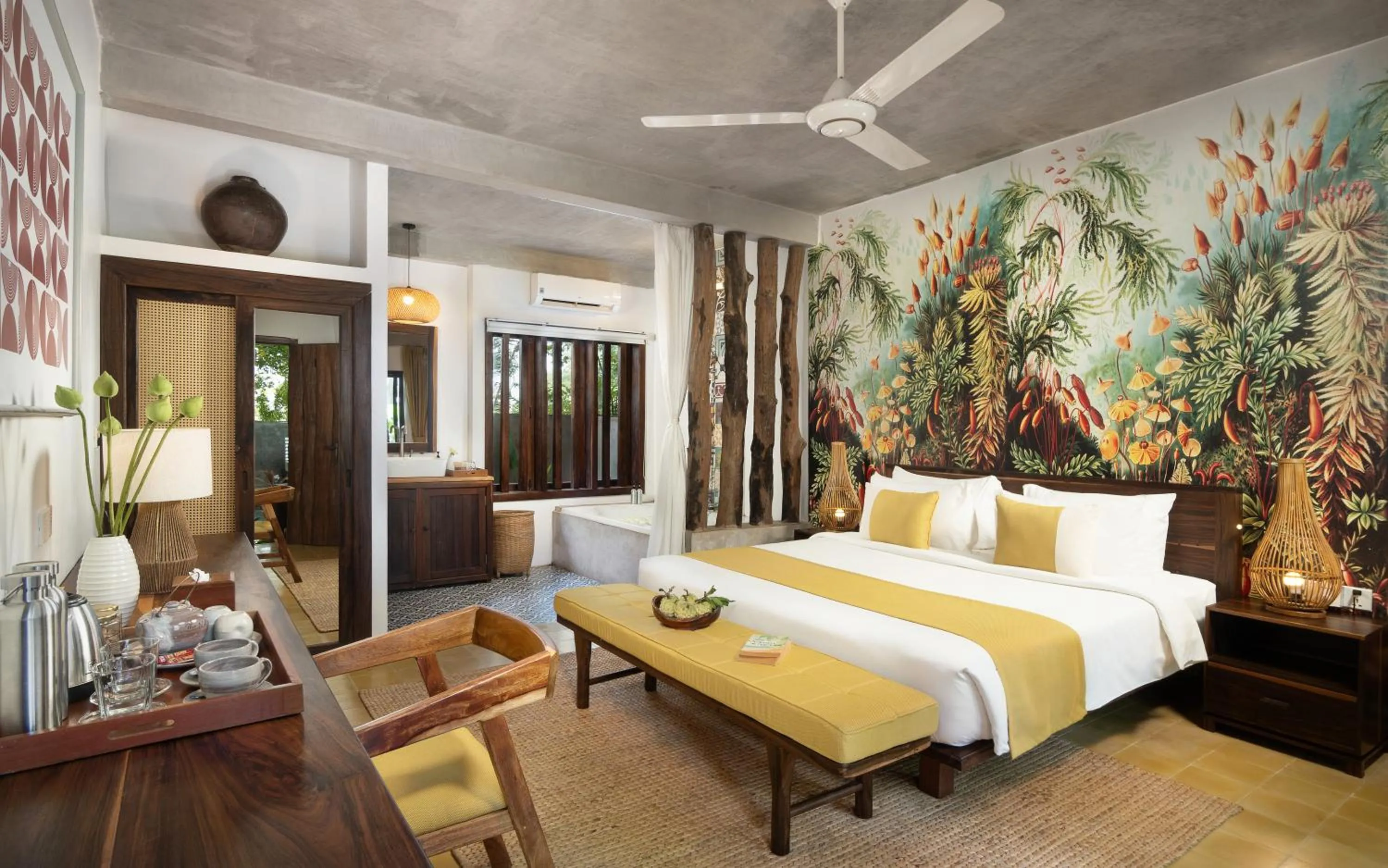 Bedroom, Bed in The Nature & Villas