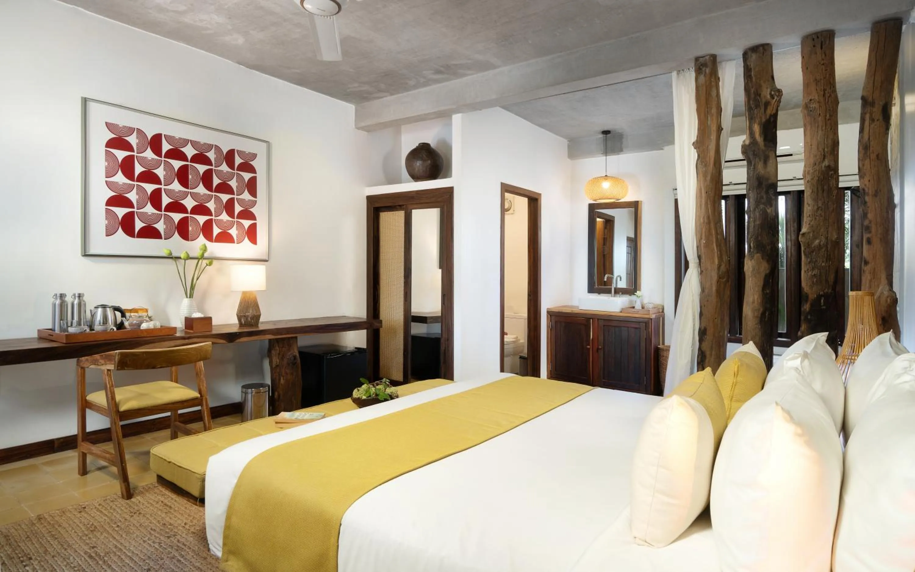 Bedroom, Bed in The Nature & Villas