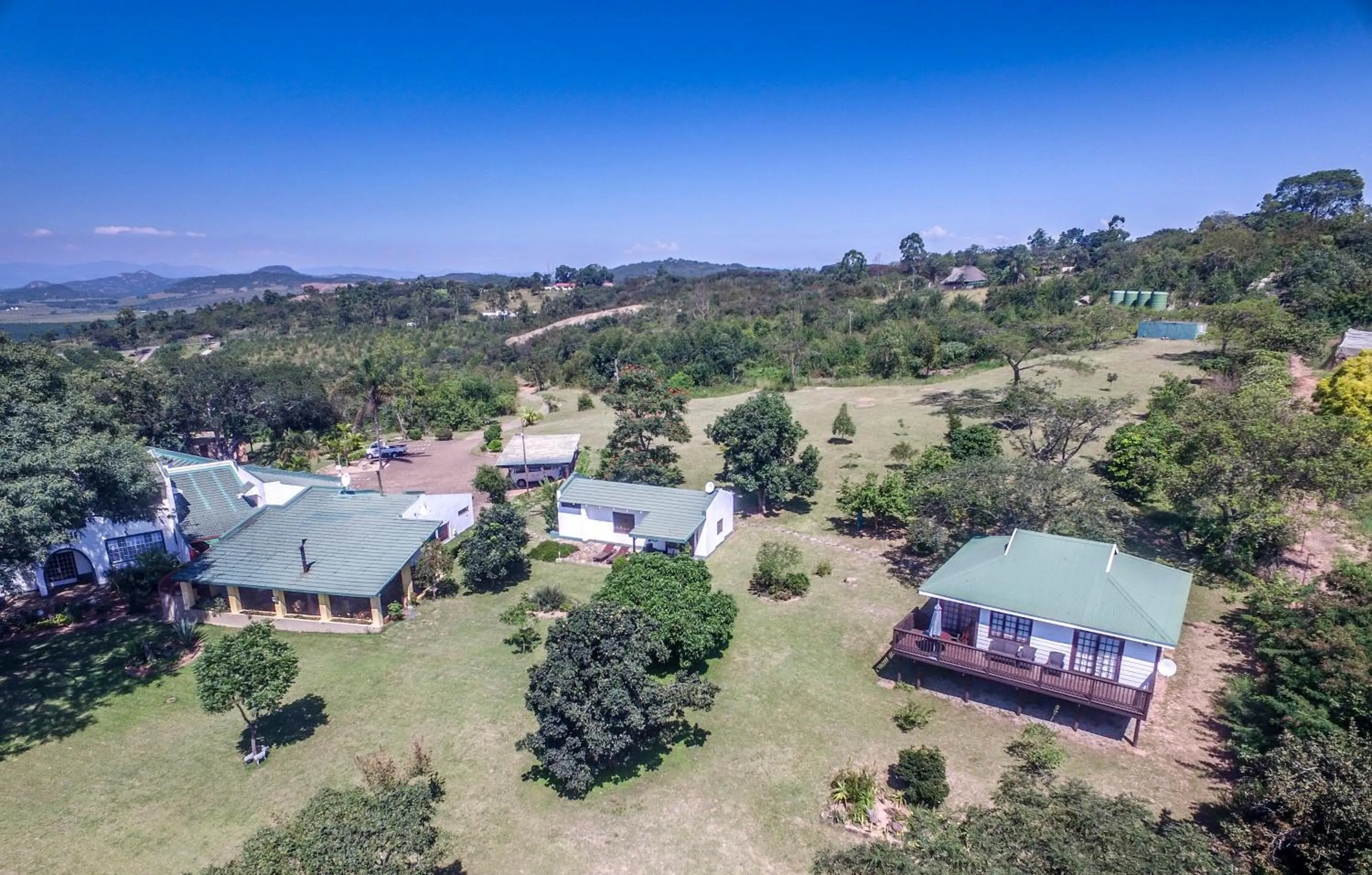 Bird's eye view in White House Lodge