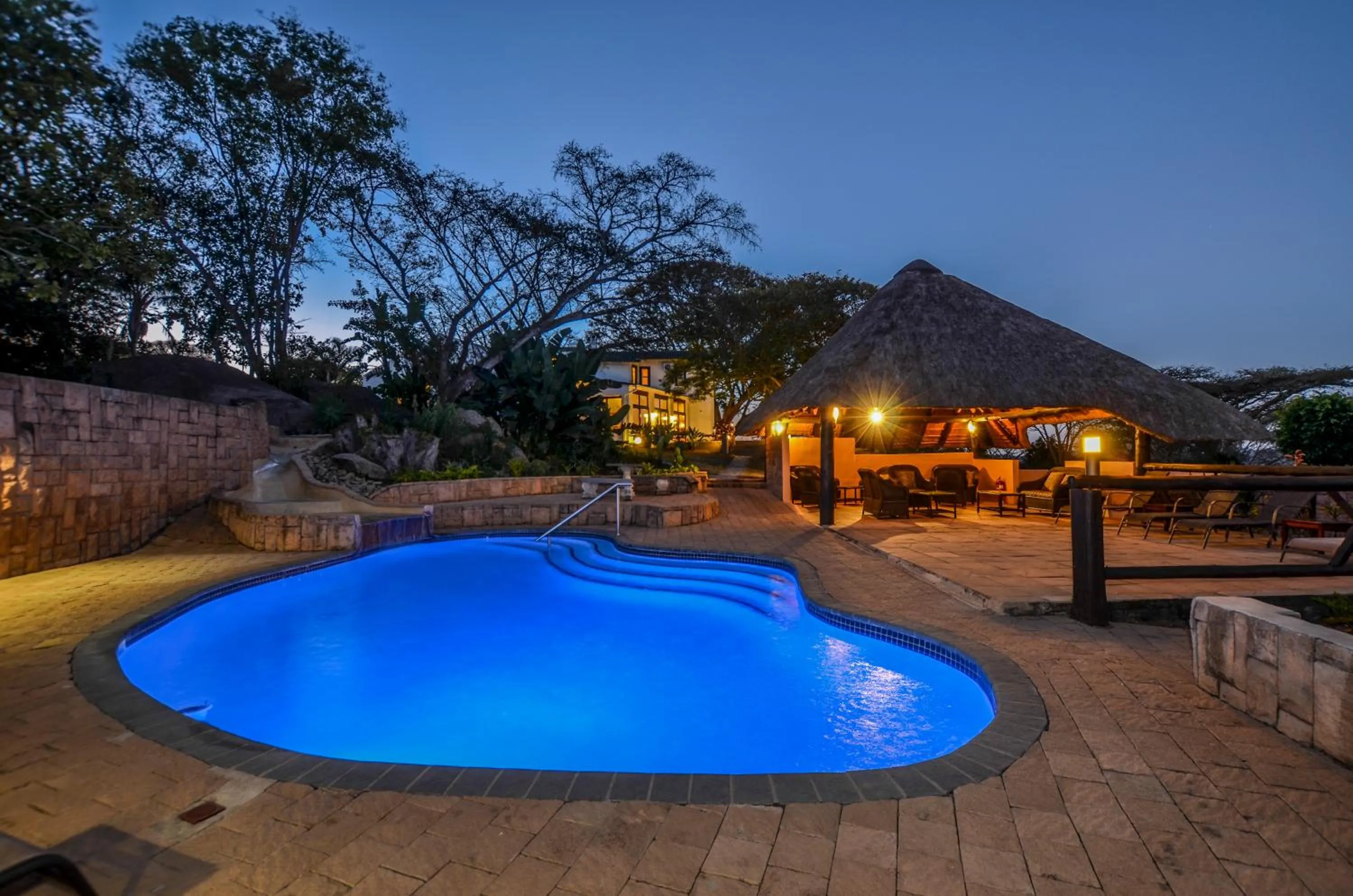 Swimming pool in White House Lodge