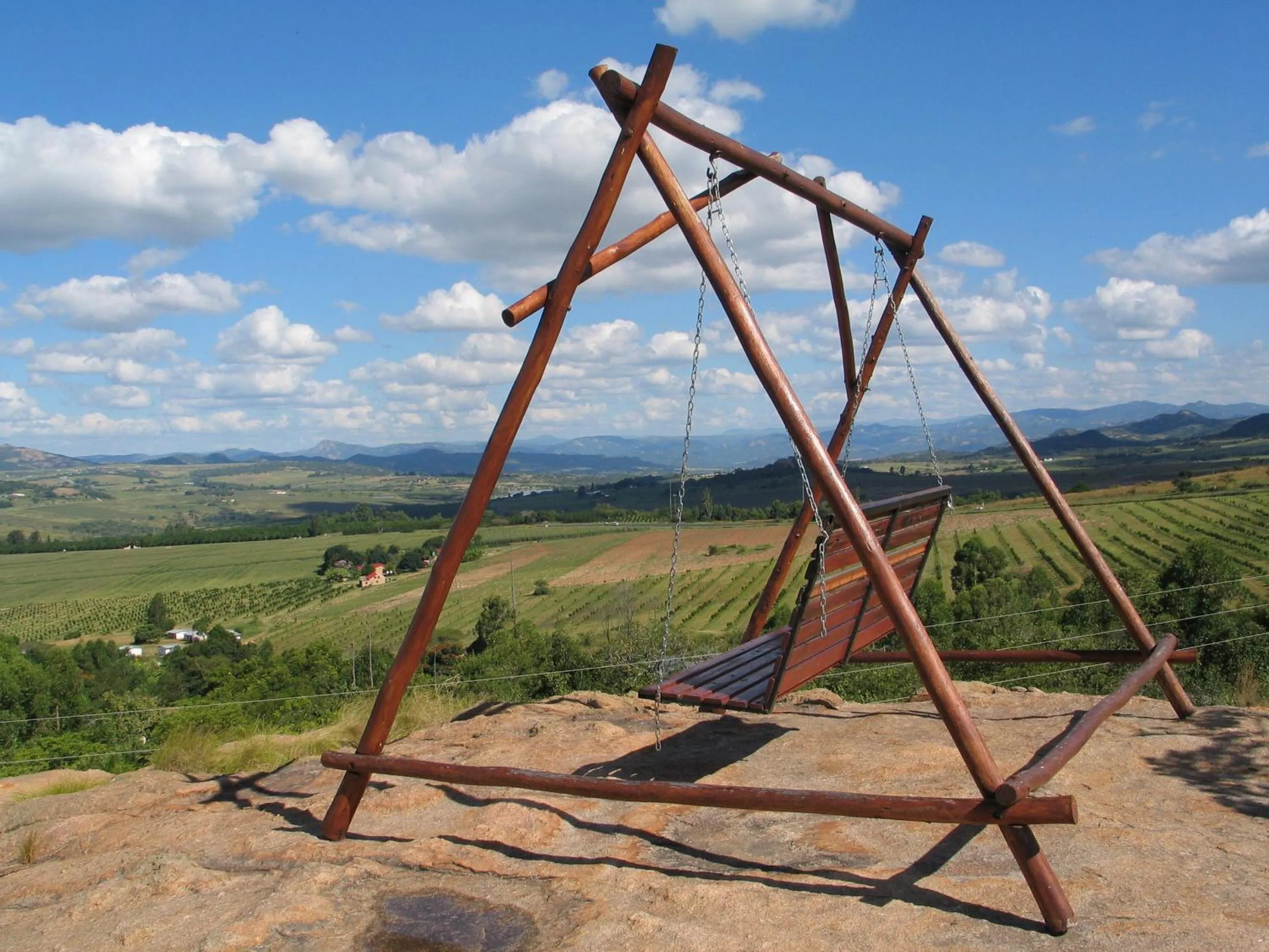 Bird's eye view in White House Lodge