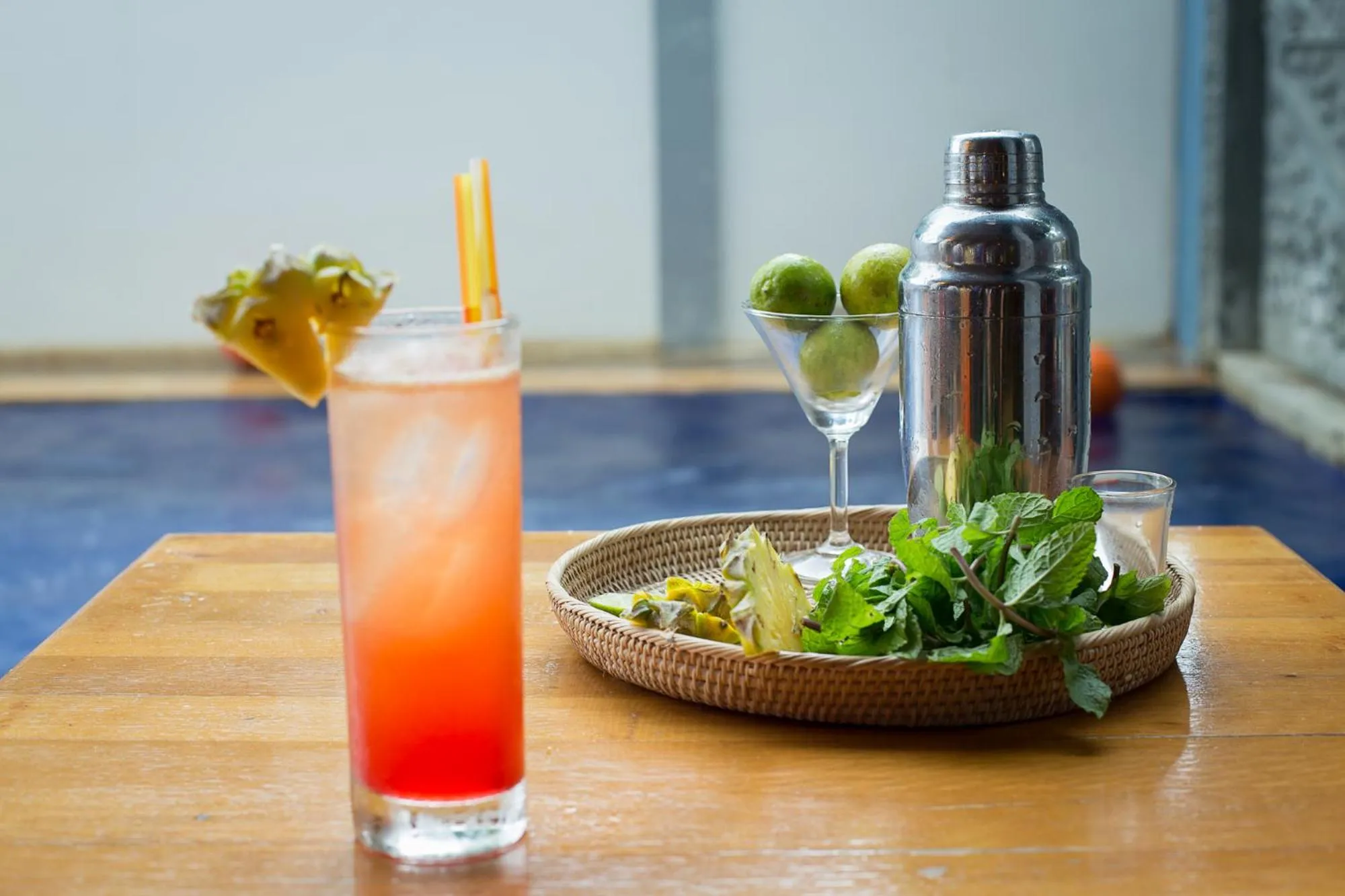 Drinks in Siem Reap Pub Hostel