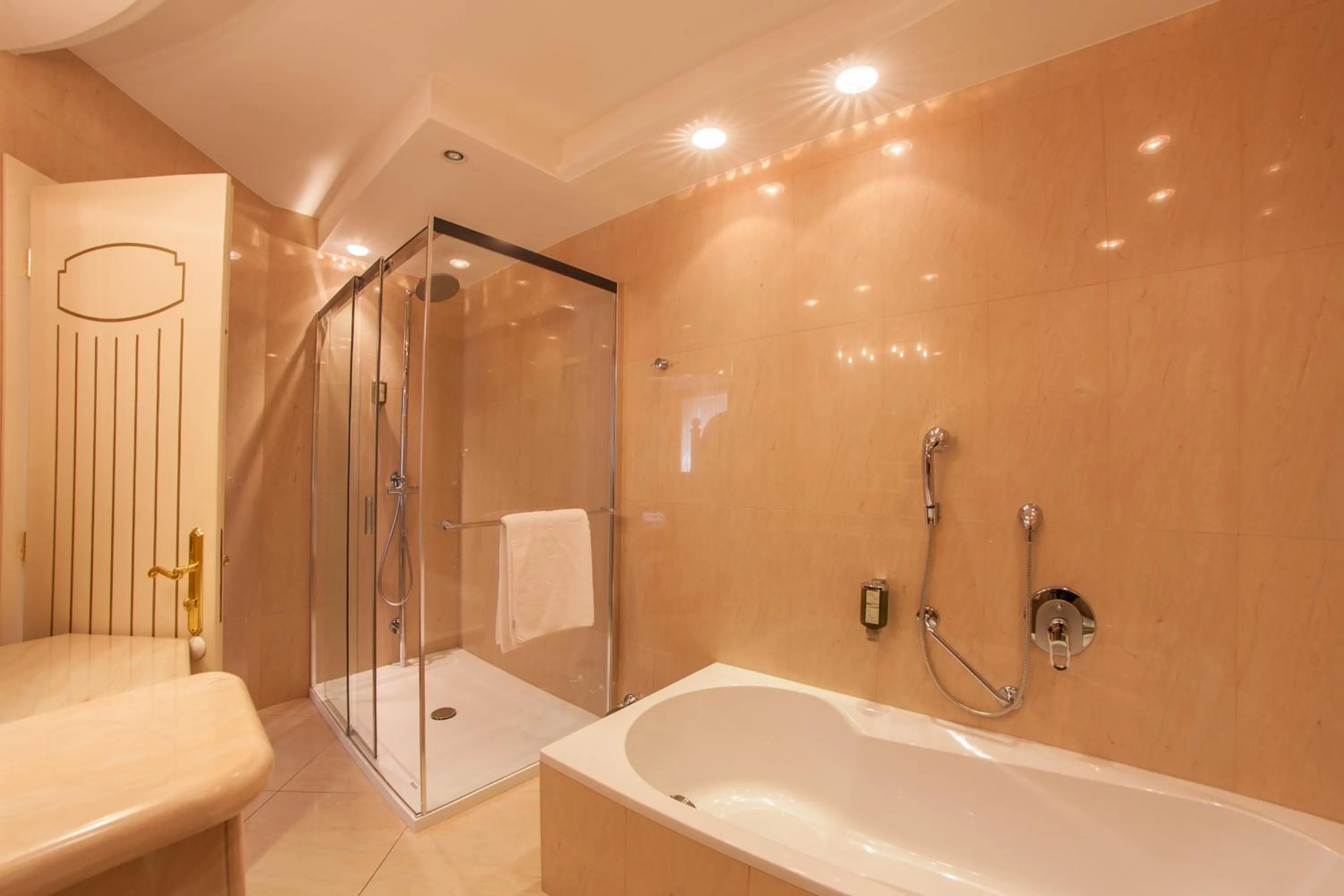 Shower in Cityhotel Goldener Adler B&B