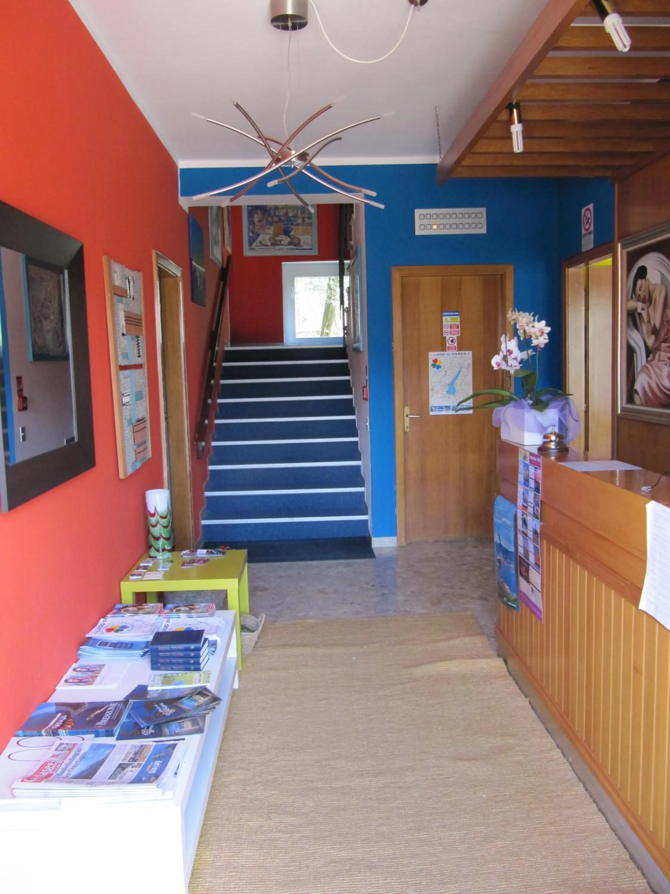 Lobby or reception in Hotel Carlo