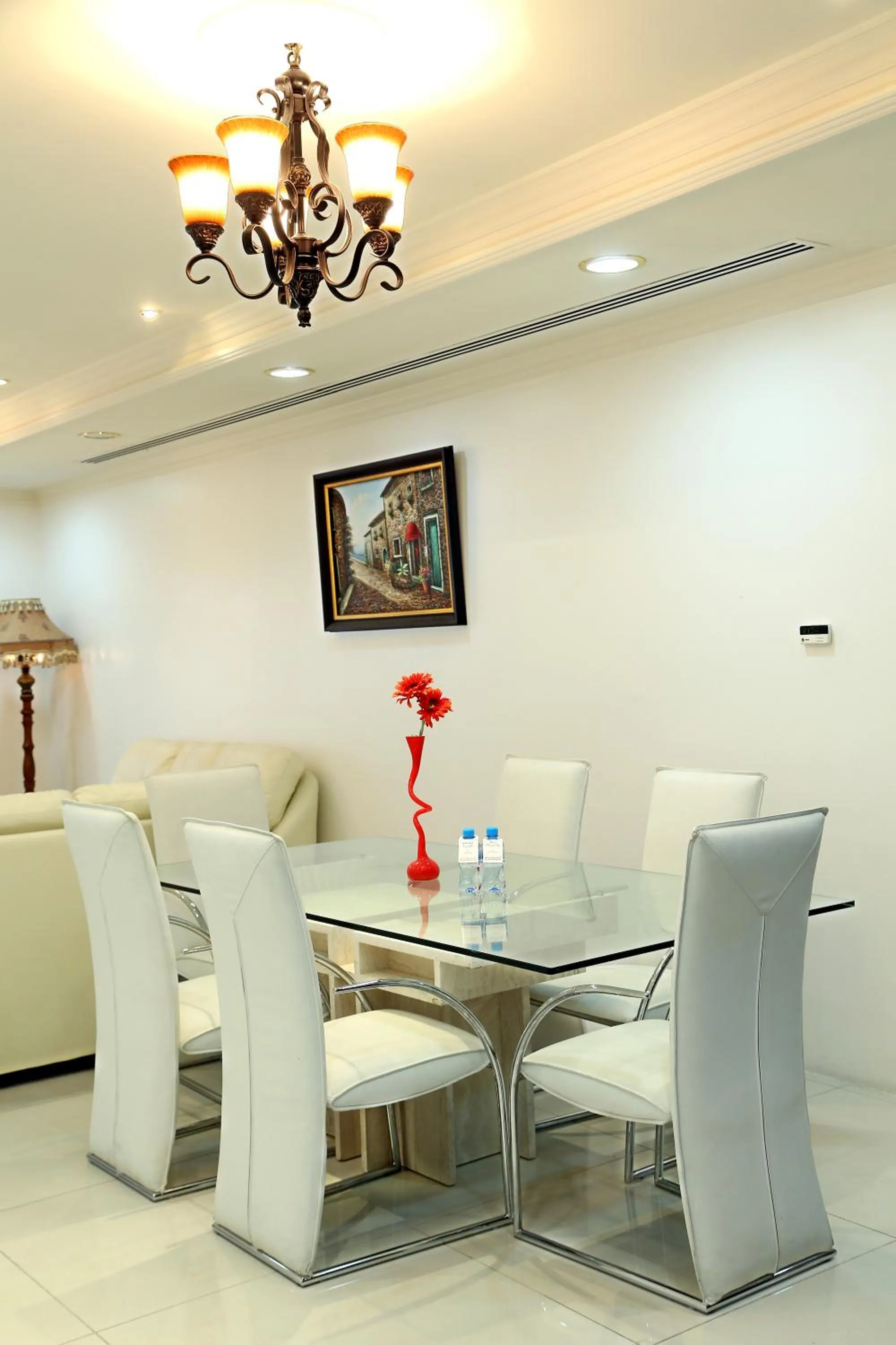 Dining area in Kiev Tower Hotel Apartments