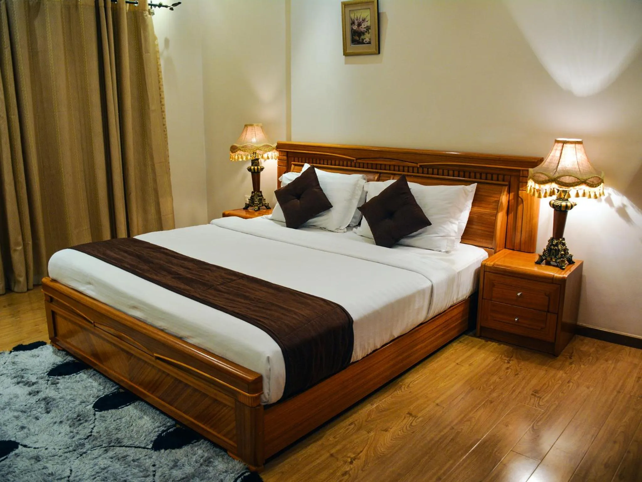 Bedroom in Kiev Tower Hotel Apartments