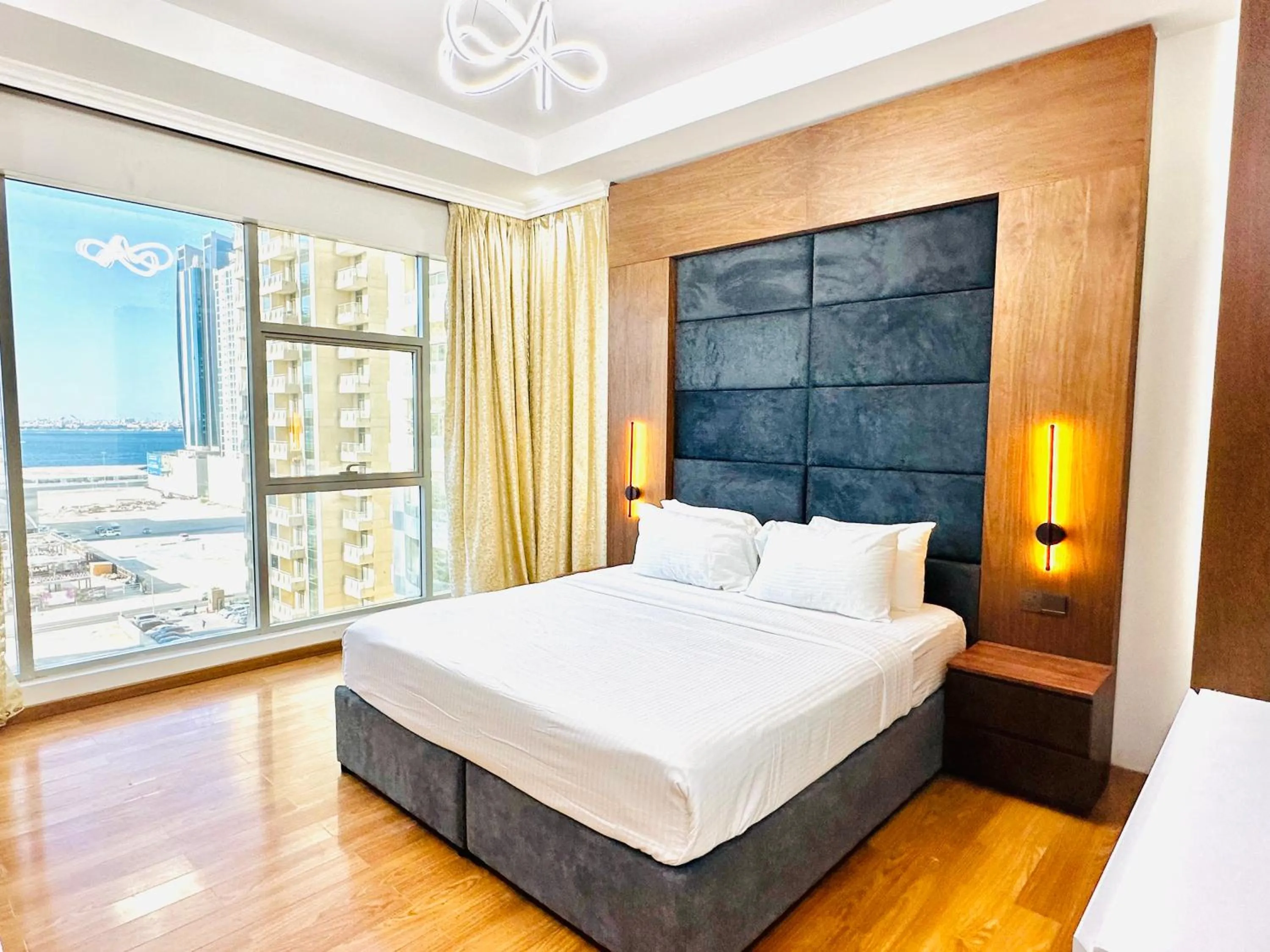 Bedroom in Kiev Tower Hotel Apartments