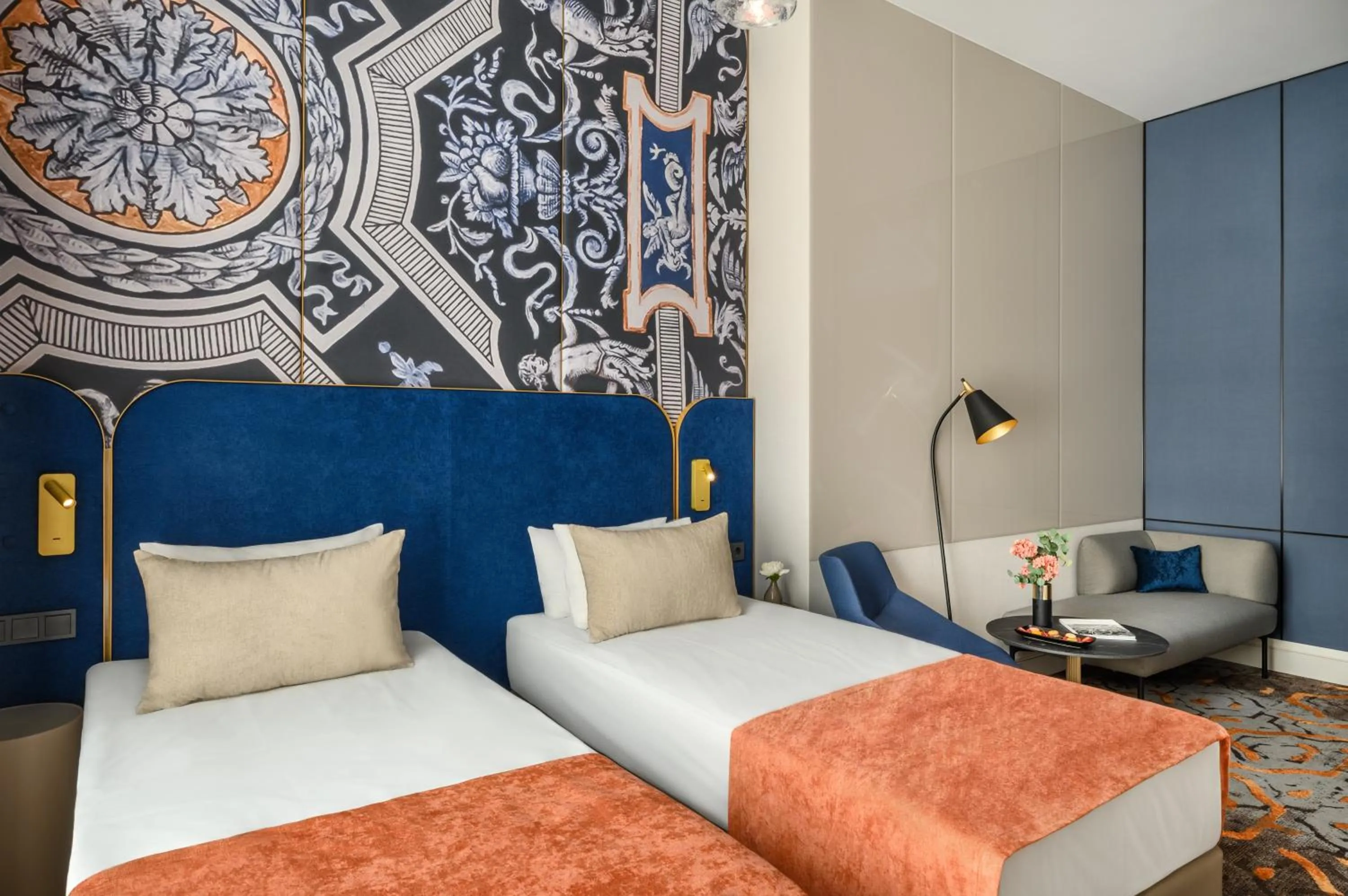 Bed in Hotel Moments Budapest by Continental Group