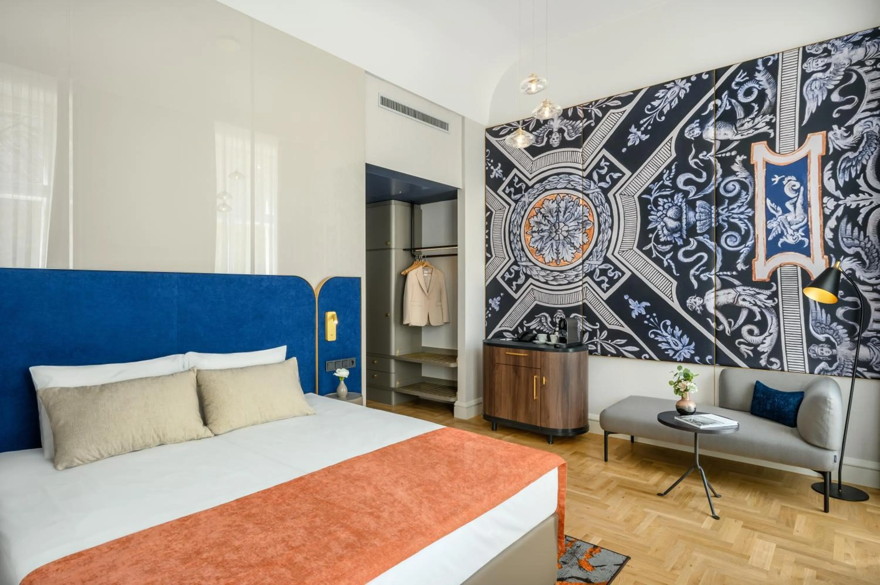 Bed in Hotel Moments Budapest by Continental Group