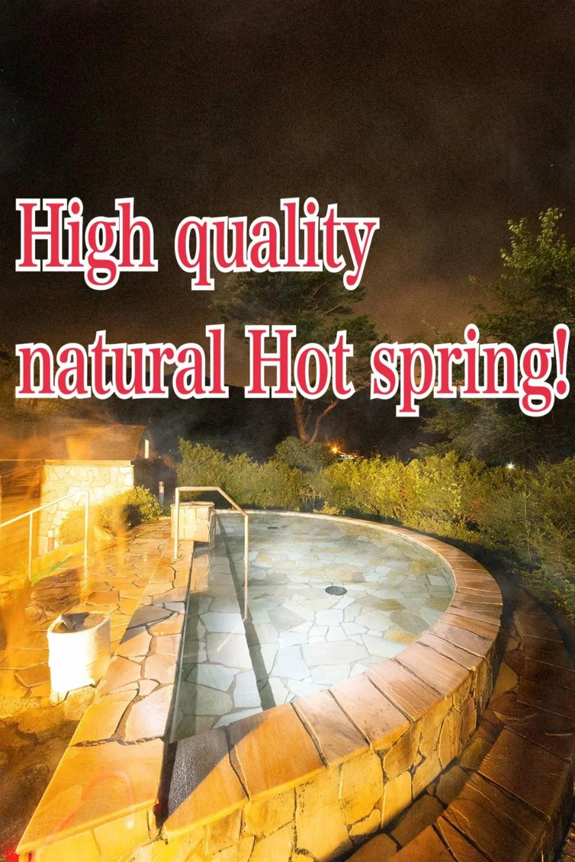 Open Air Bath in Hotel Miki