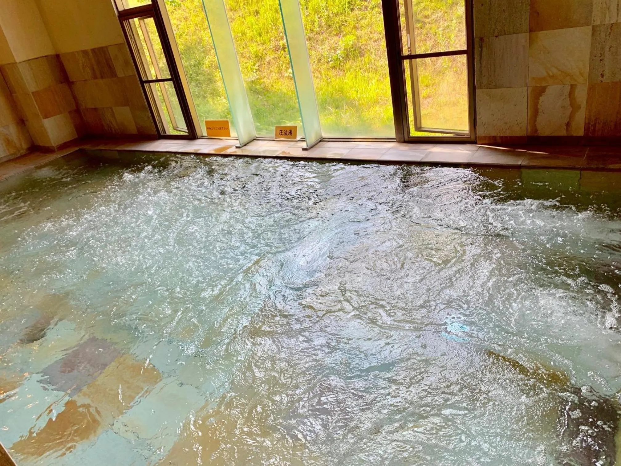Hot Spring Bath in Hotel Miki
