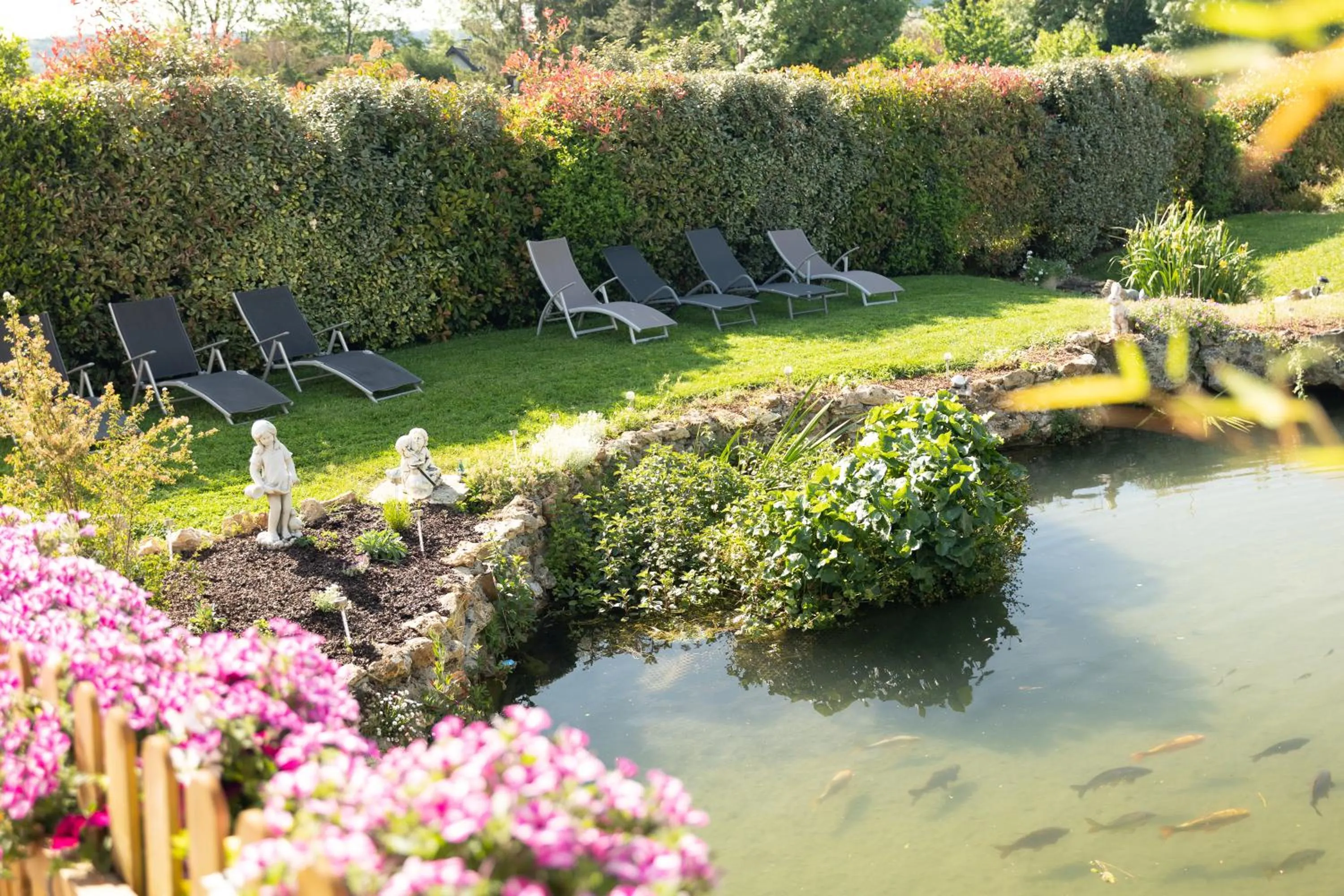 Garden in Chambre d'Hôte Les Ondines