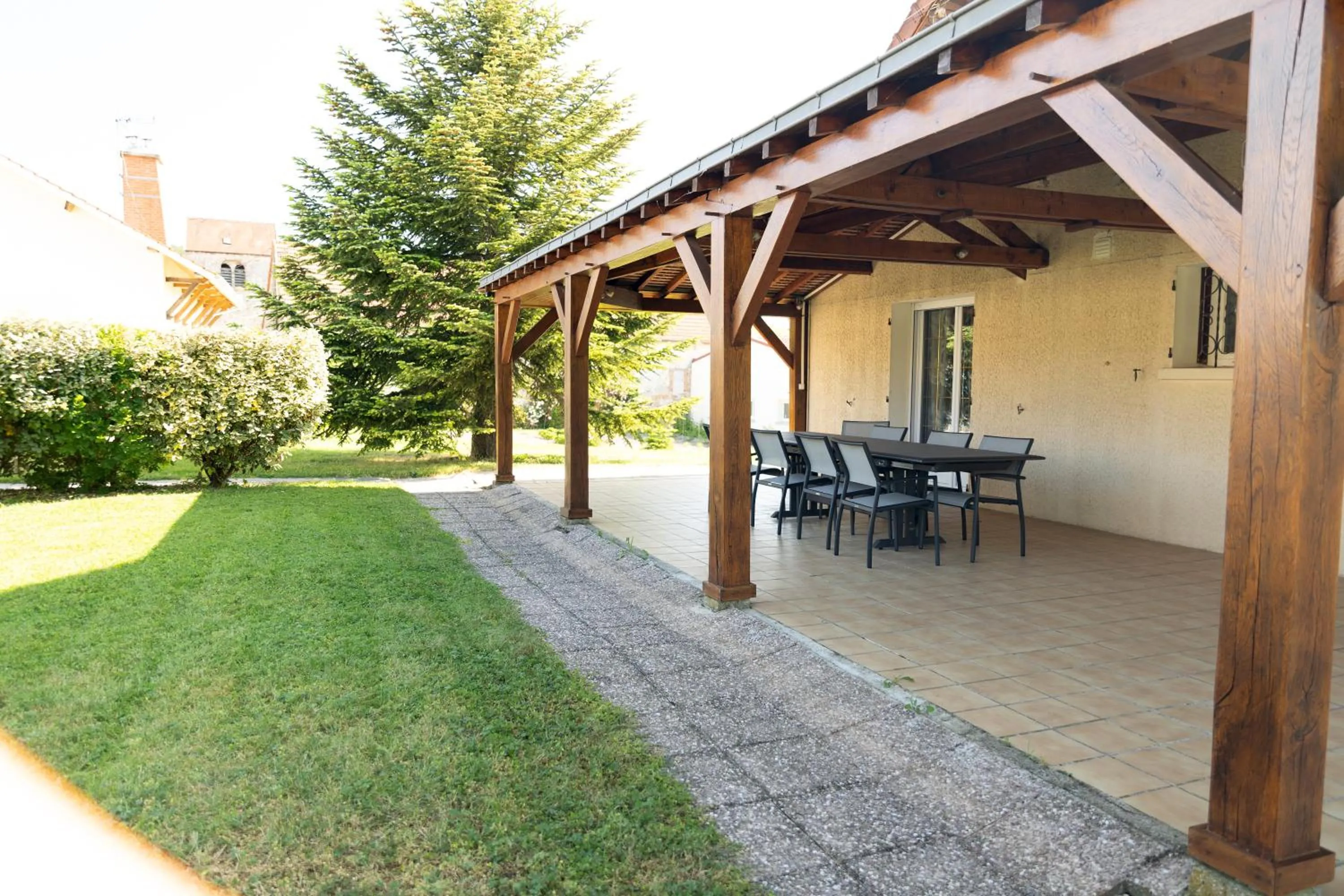 Garden view in Chambre d'Hôte Les Ondines