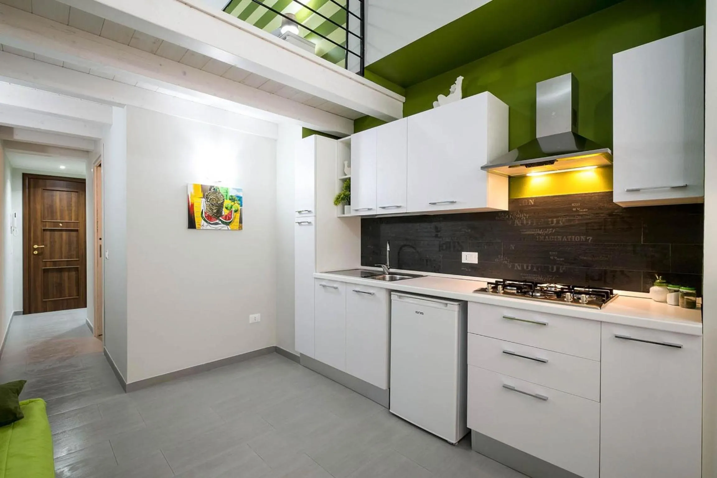 Kitchen or kitchenette in Quattro Canti Apartments