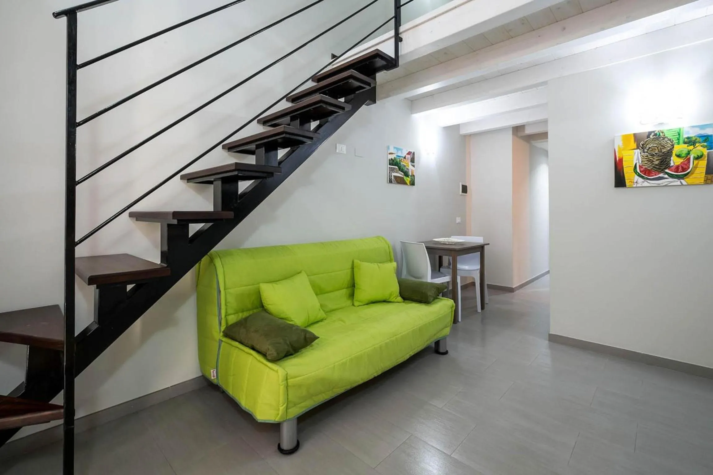 Seating area in Quattro Canti Apartments