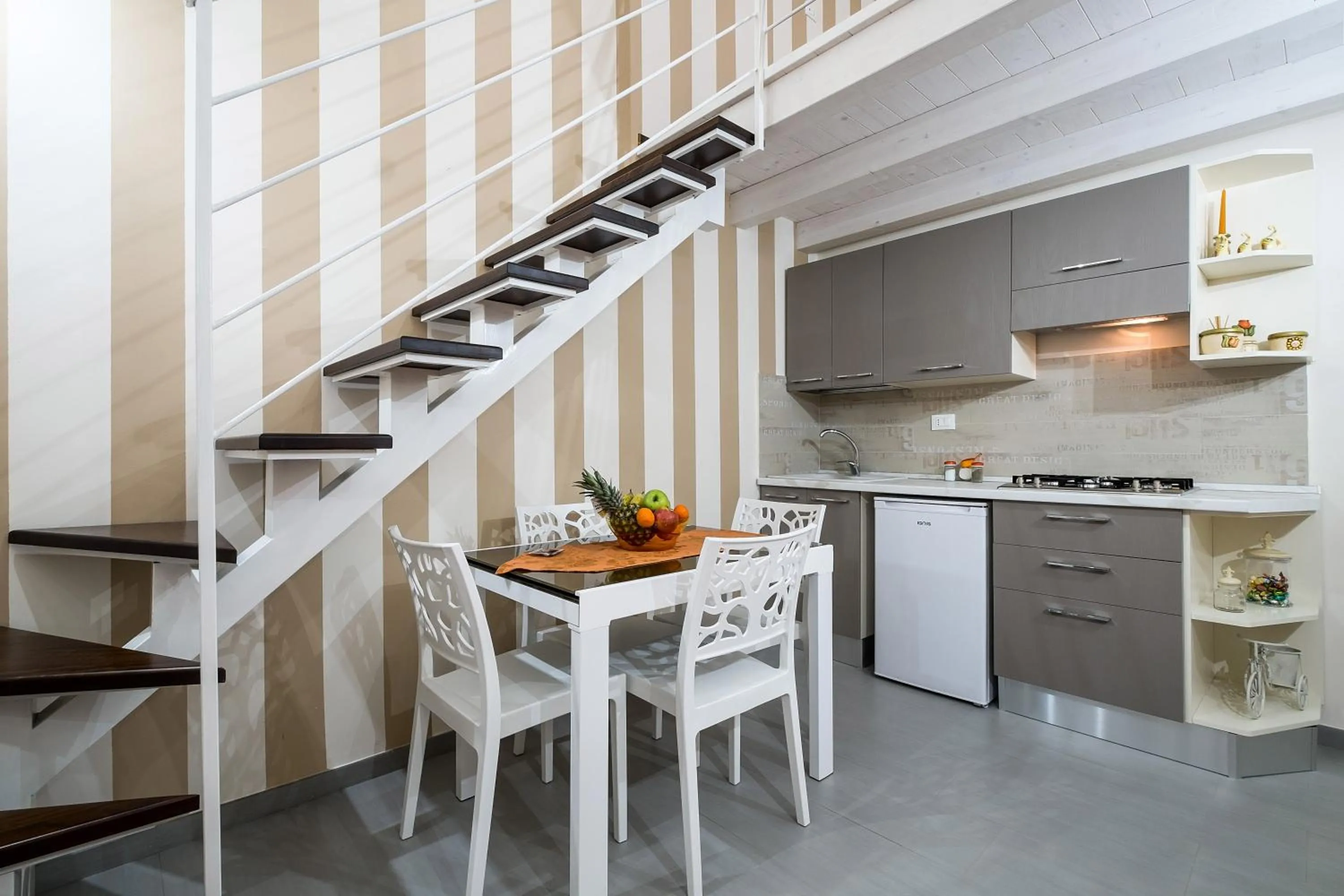Kitchen or kitchenette in Quattro Canti Apartments