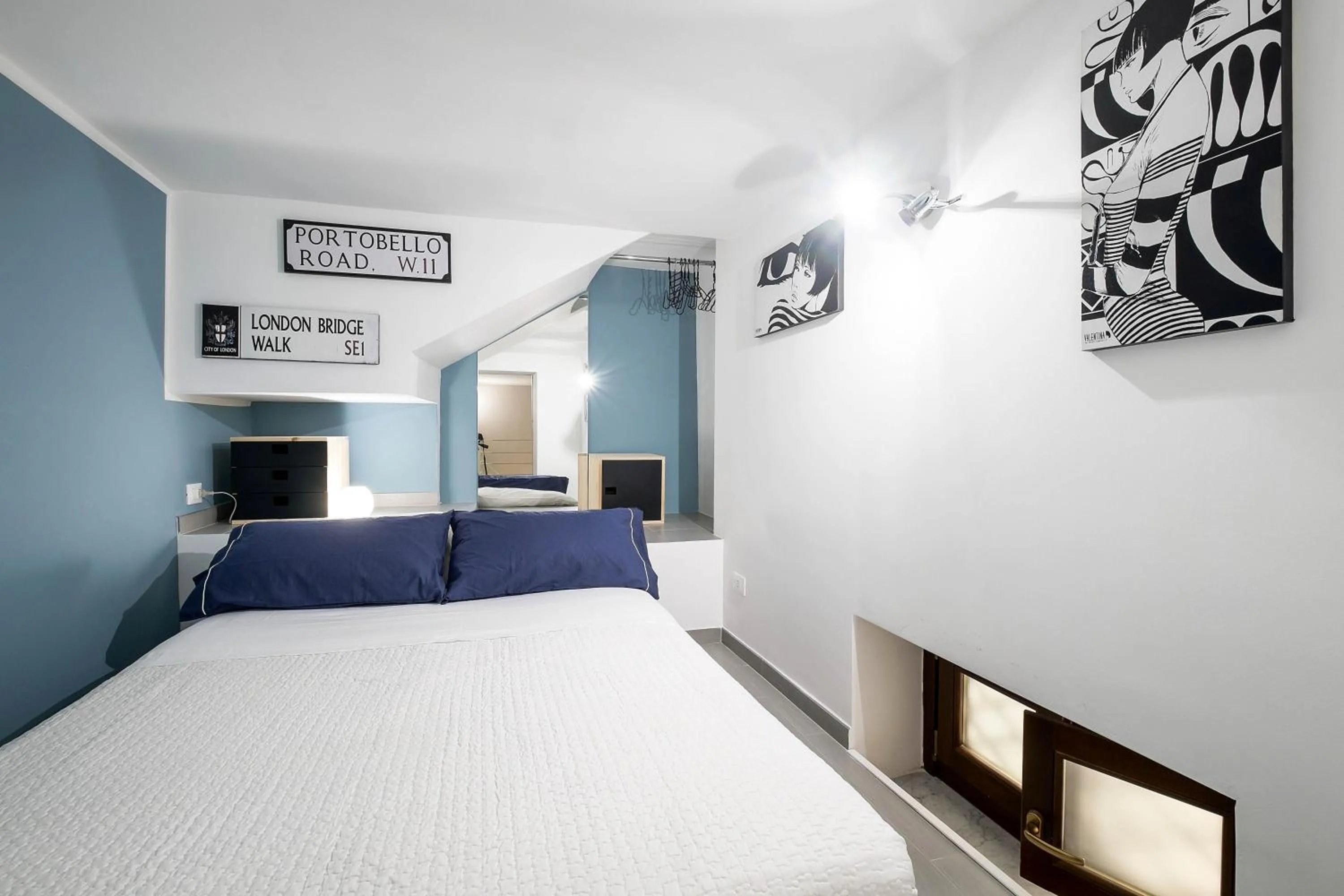 Bed in Quattro Canti Apartments