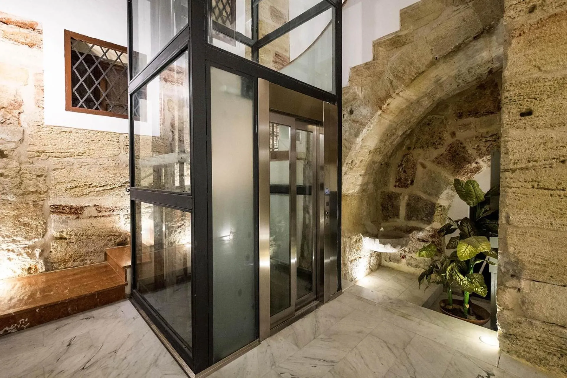 Patio in Quattro Canti Apartments