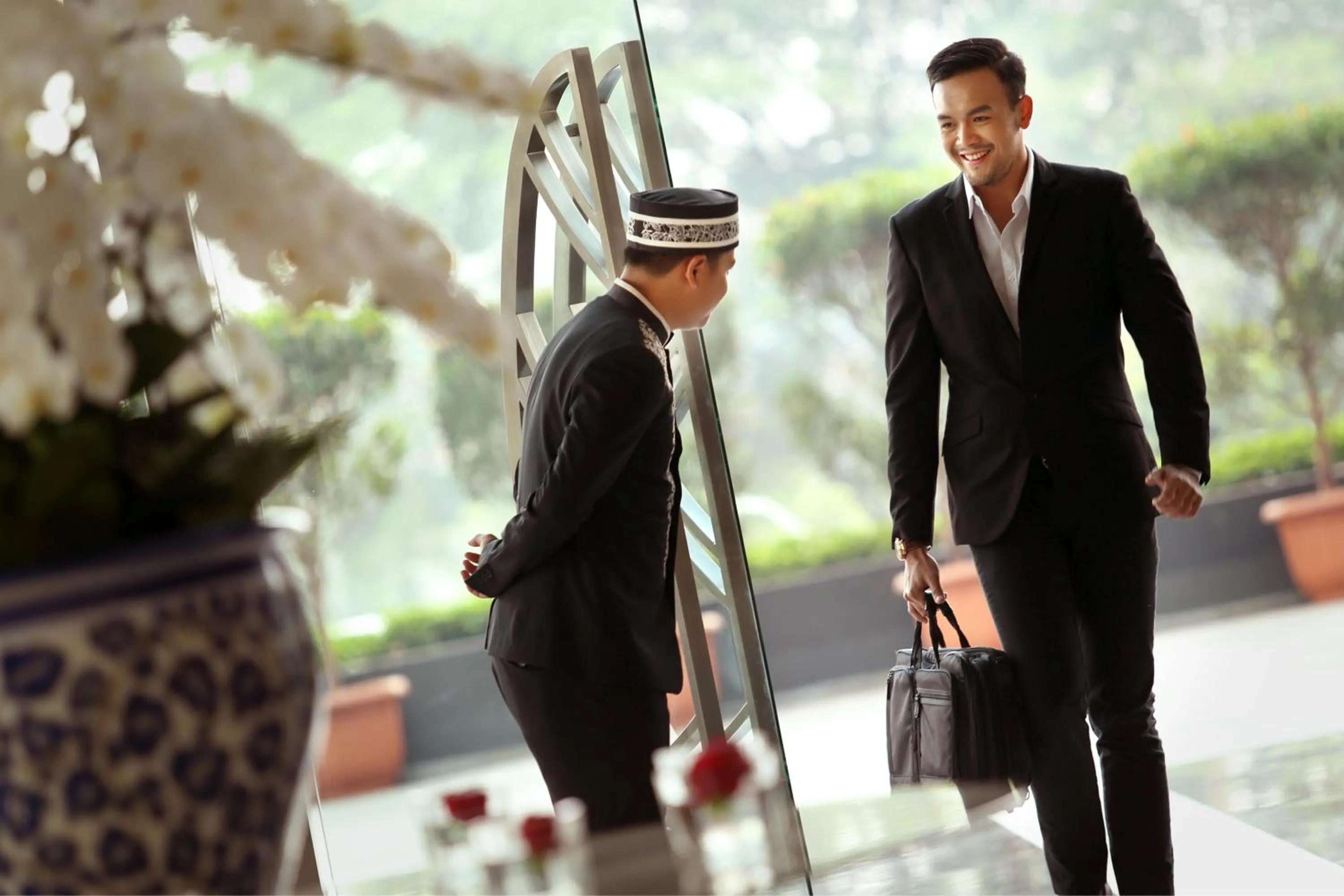 Lobby or reception in Resinda Hotel Karawang