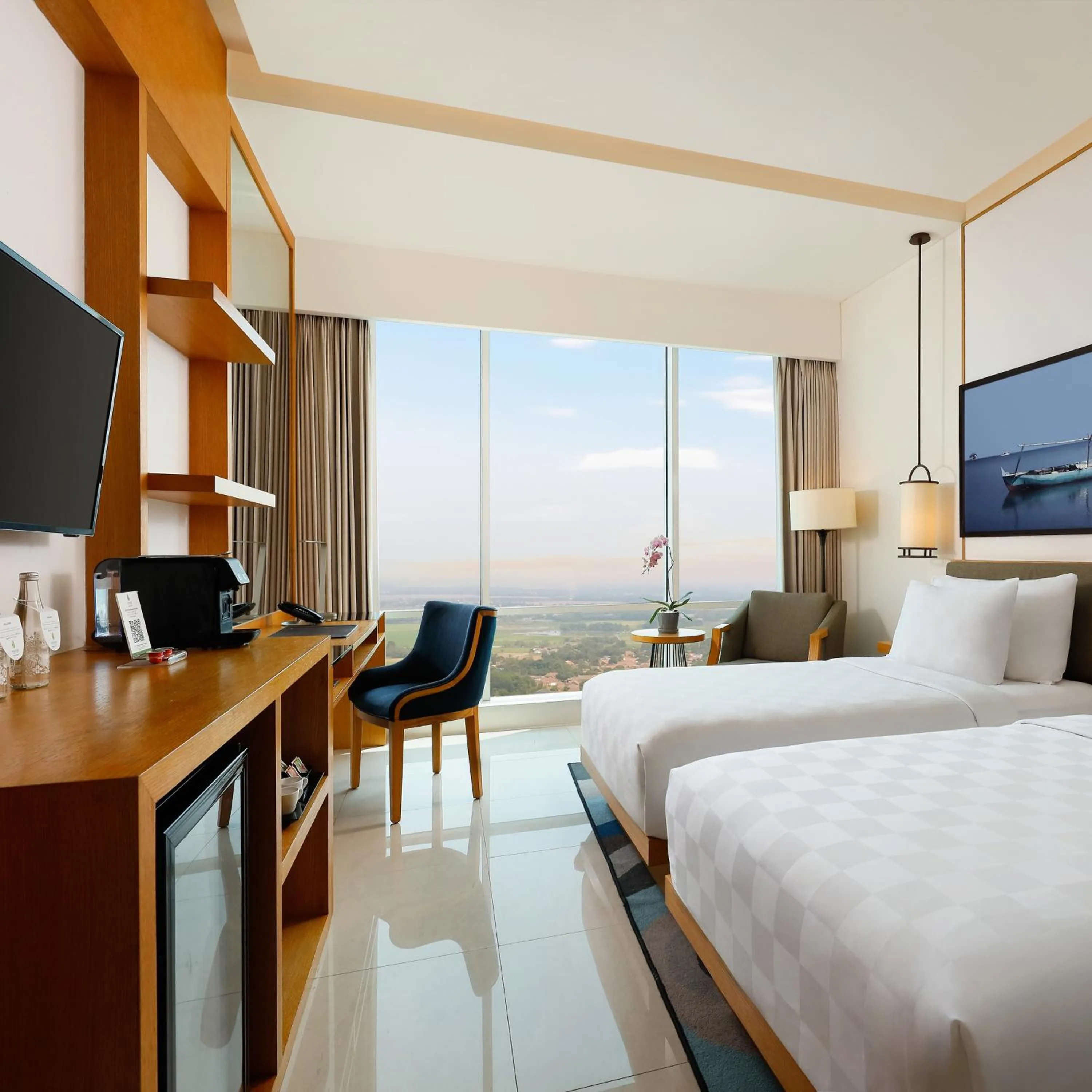 Bed in Resinda Hotel Karawang