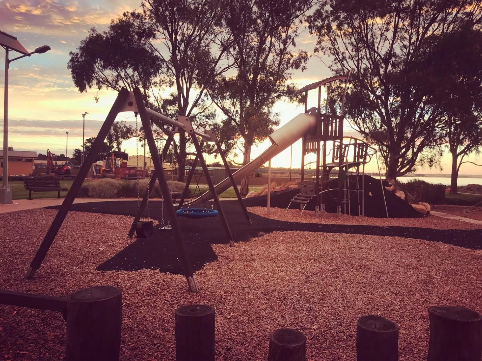 Children play ground in Lake Albert Motel
