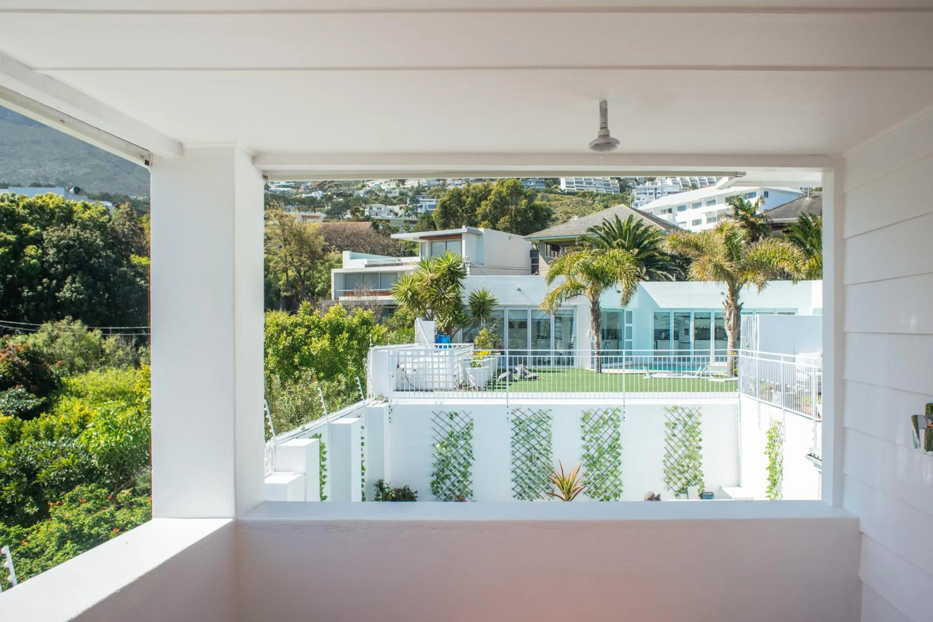 Garden view in Funkey Villas Cape Town