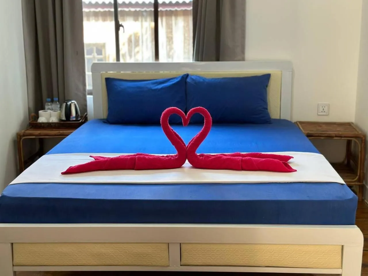 Bed in Happy Elephant Bungalows