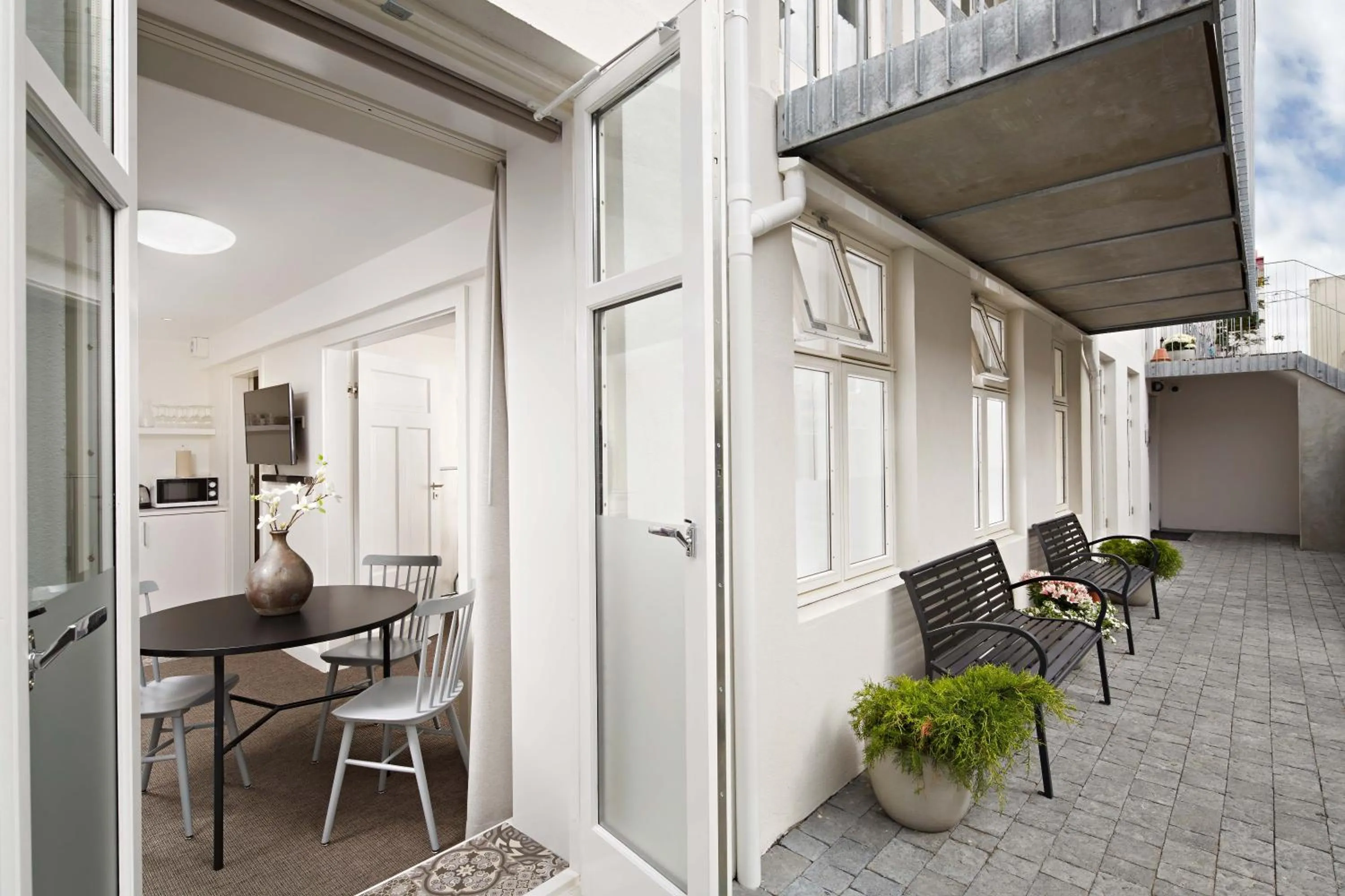 Balcony/Terrace in Ice Apartments Reykjavik by Heimaleiga