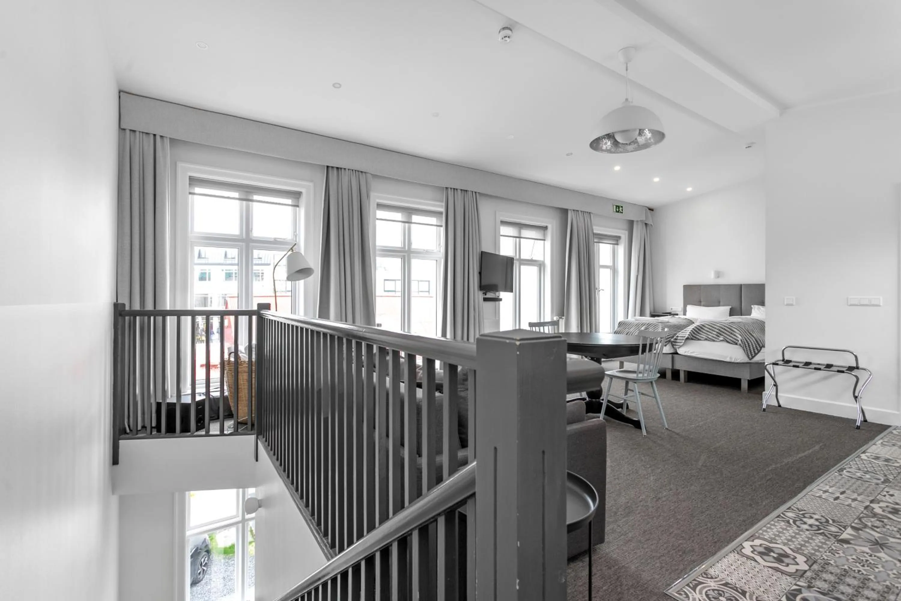 Bed in Ice Apartments Reykjavik by Heimaleiga