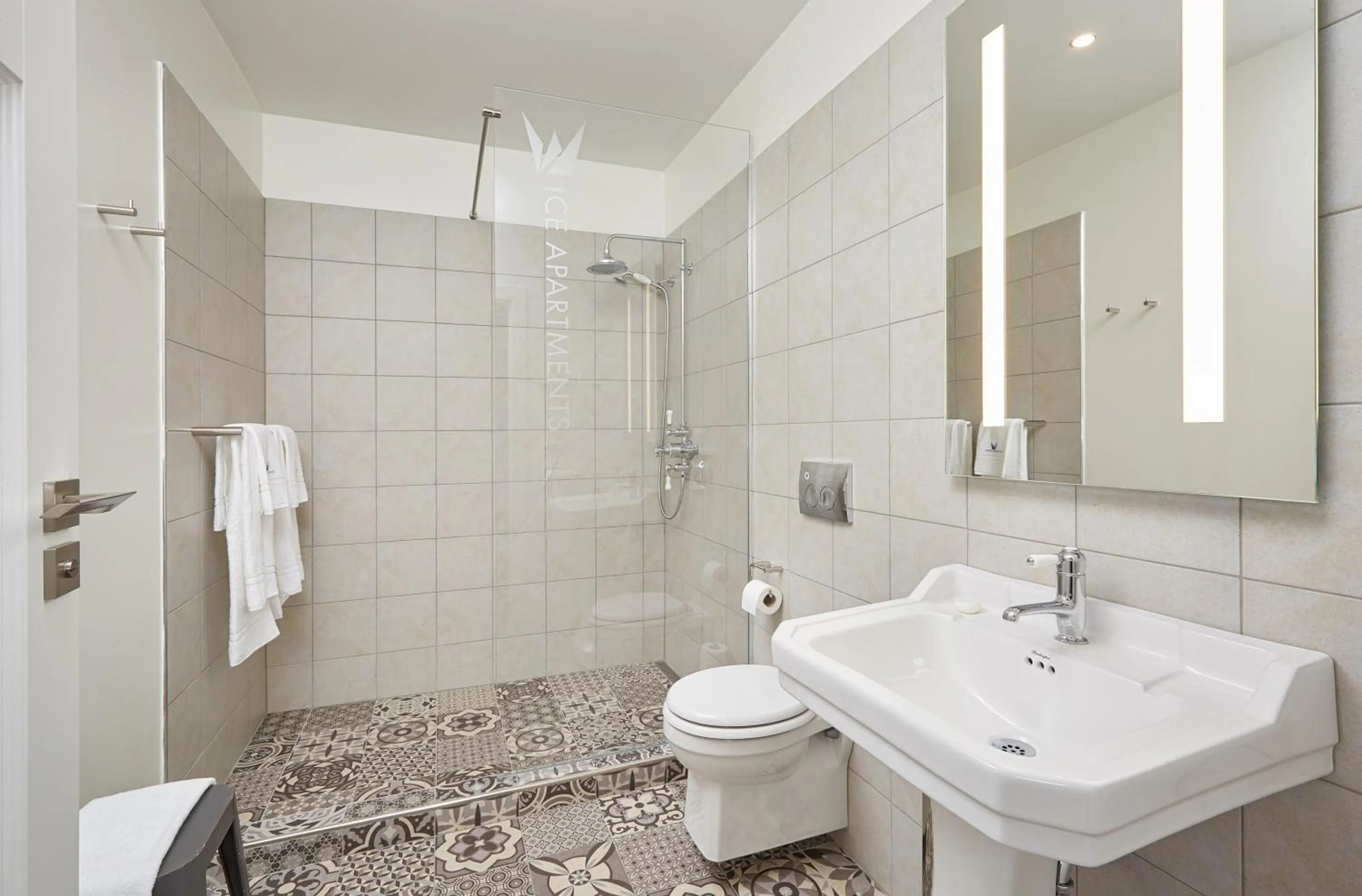 Bathroom in Ice Apartments Reykjavik by Heimaleiga