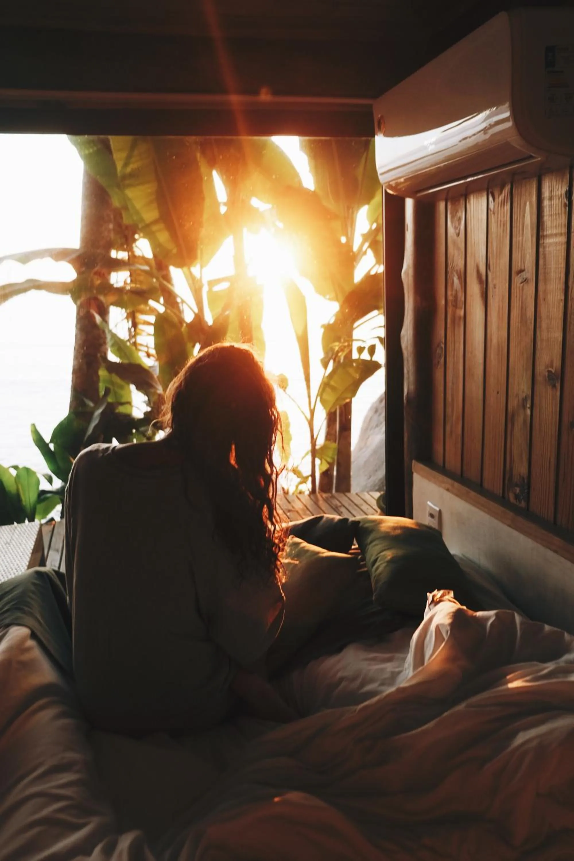Bed in Casa Luz Paraty