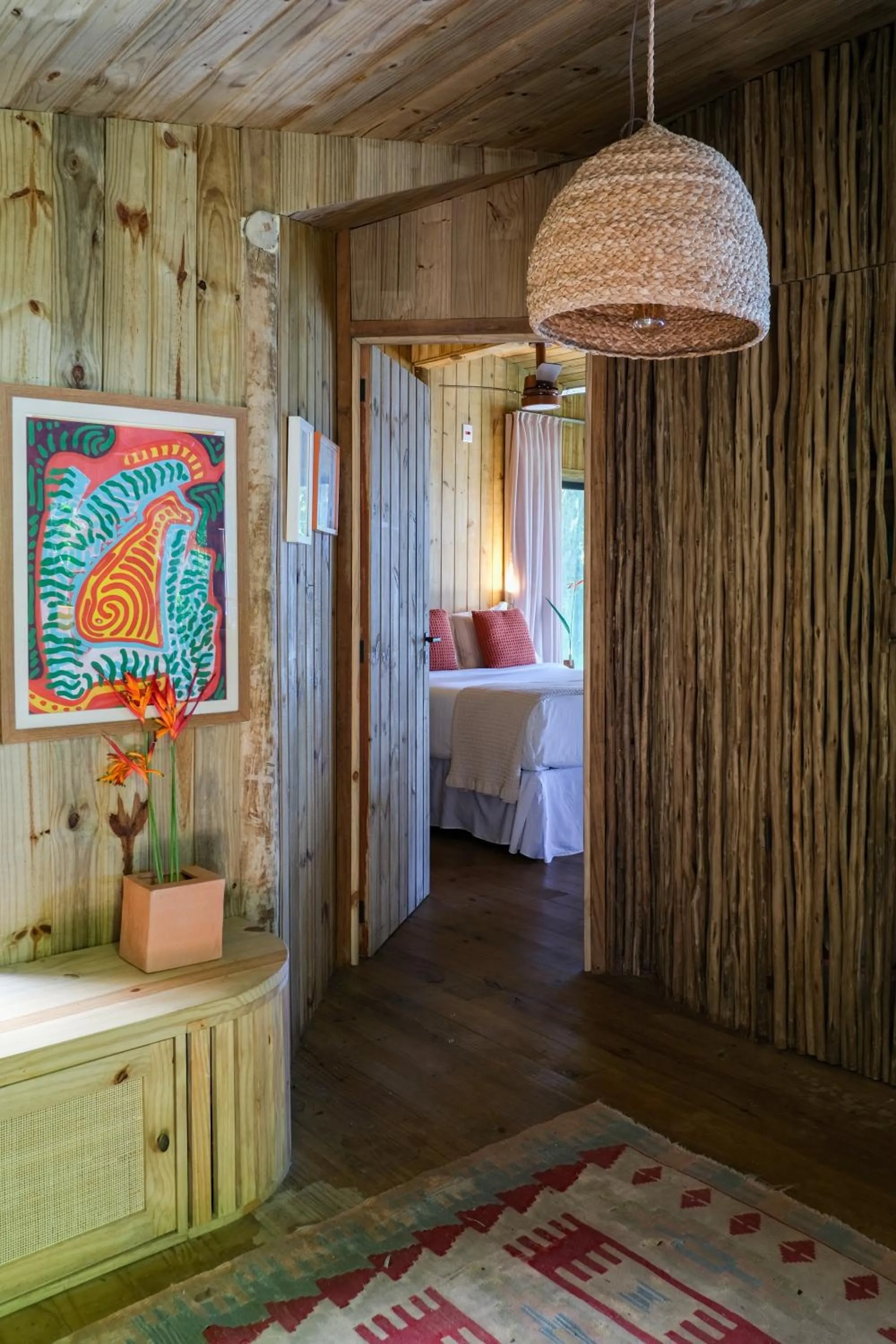 Bedroom, Bed in Casa Luz Paraty