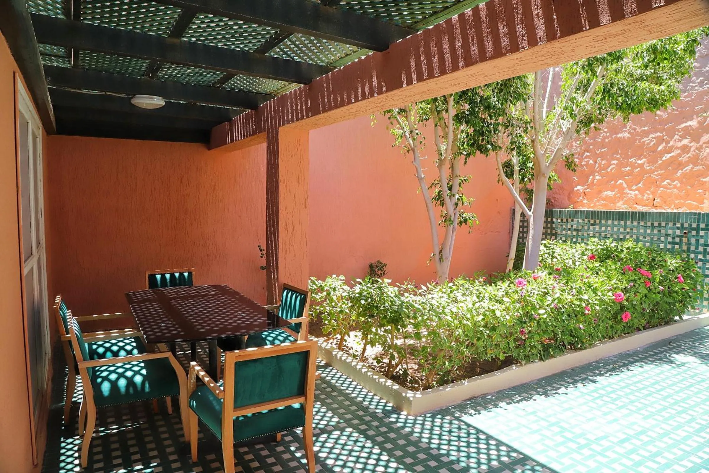 Patio in Hotel Parador