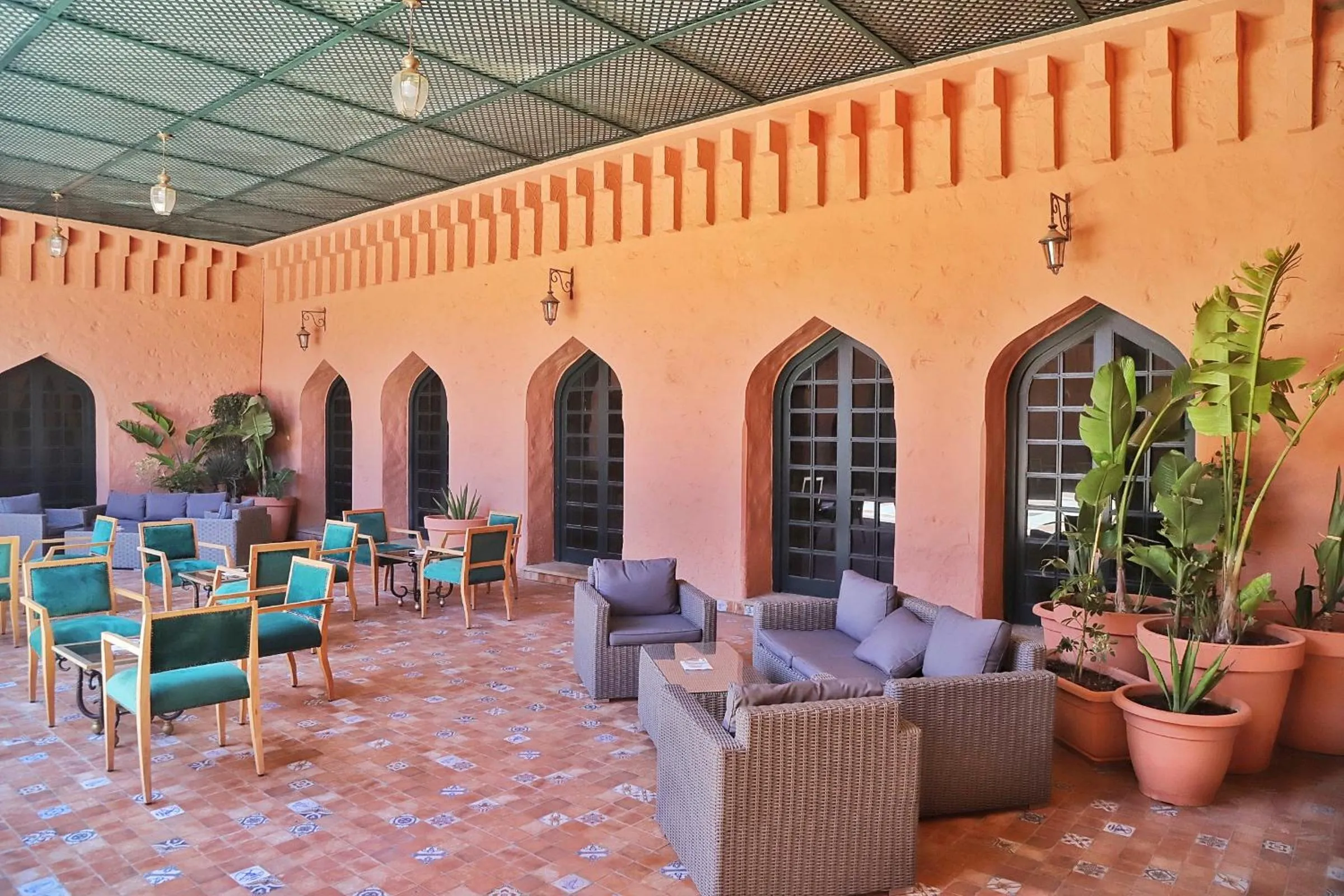 Patio in Hotel Parador