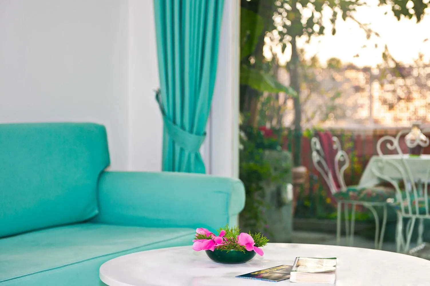 Decorative detail in Villa Rosa