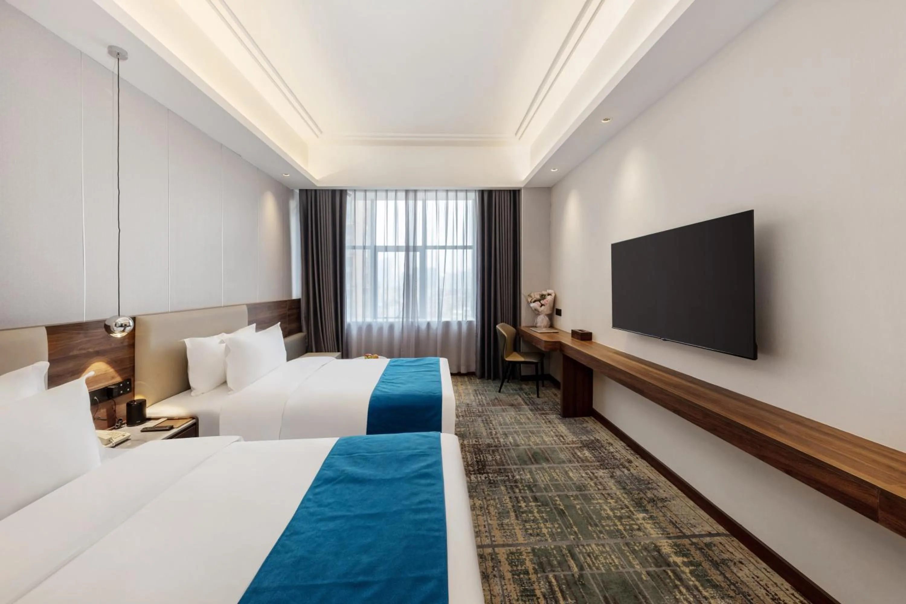 Bedroom, Bed in Fortune Land Shenzhen