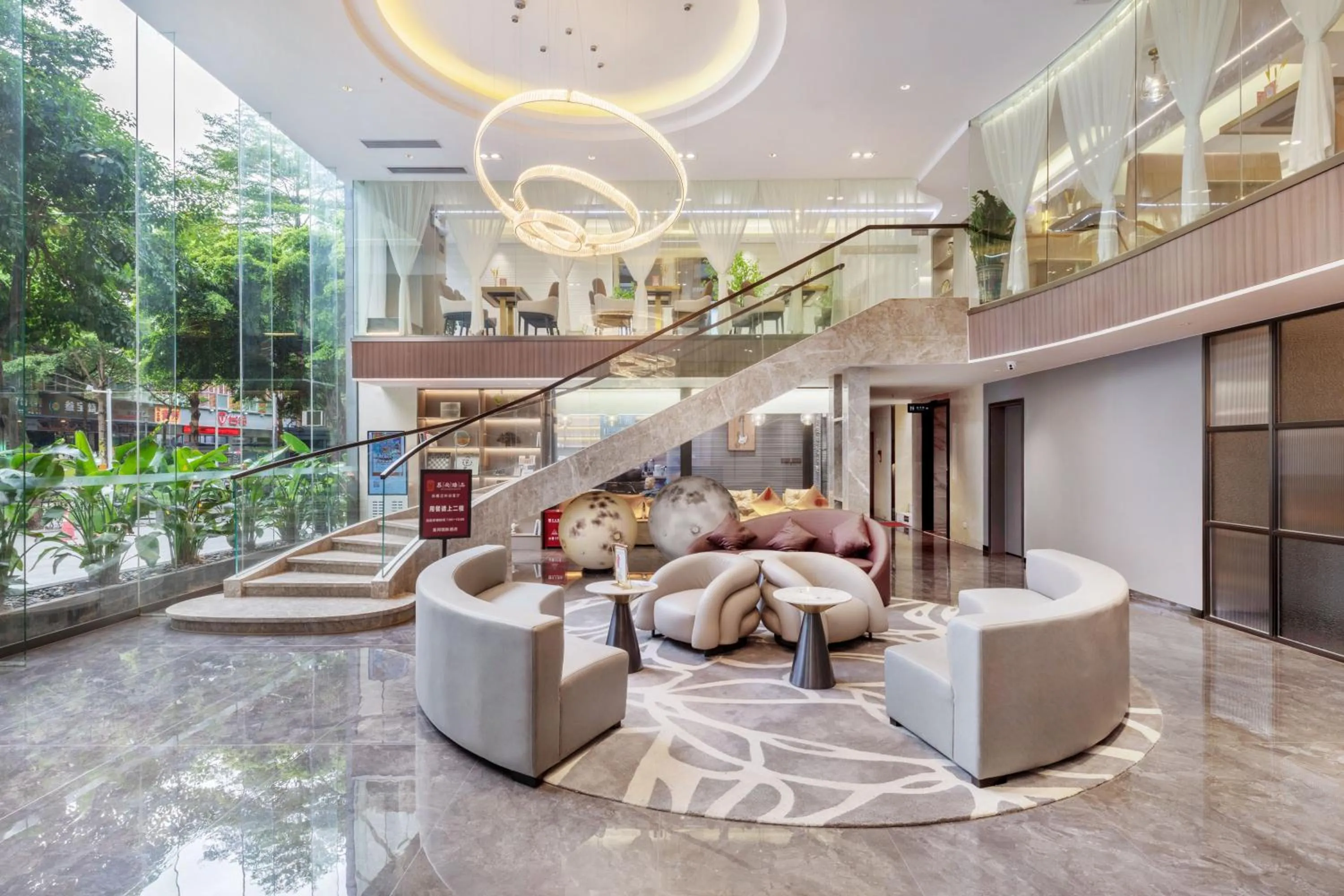 Seating area in Fortune Land Shenzhen