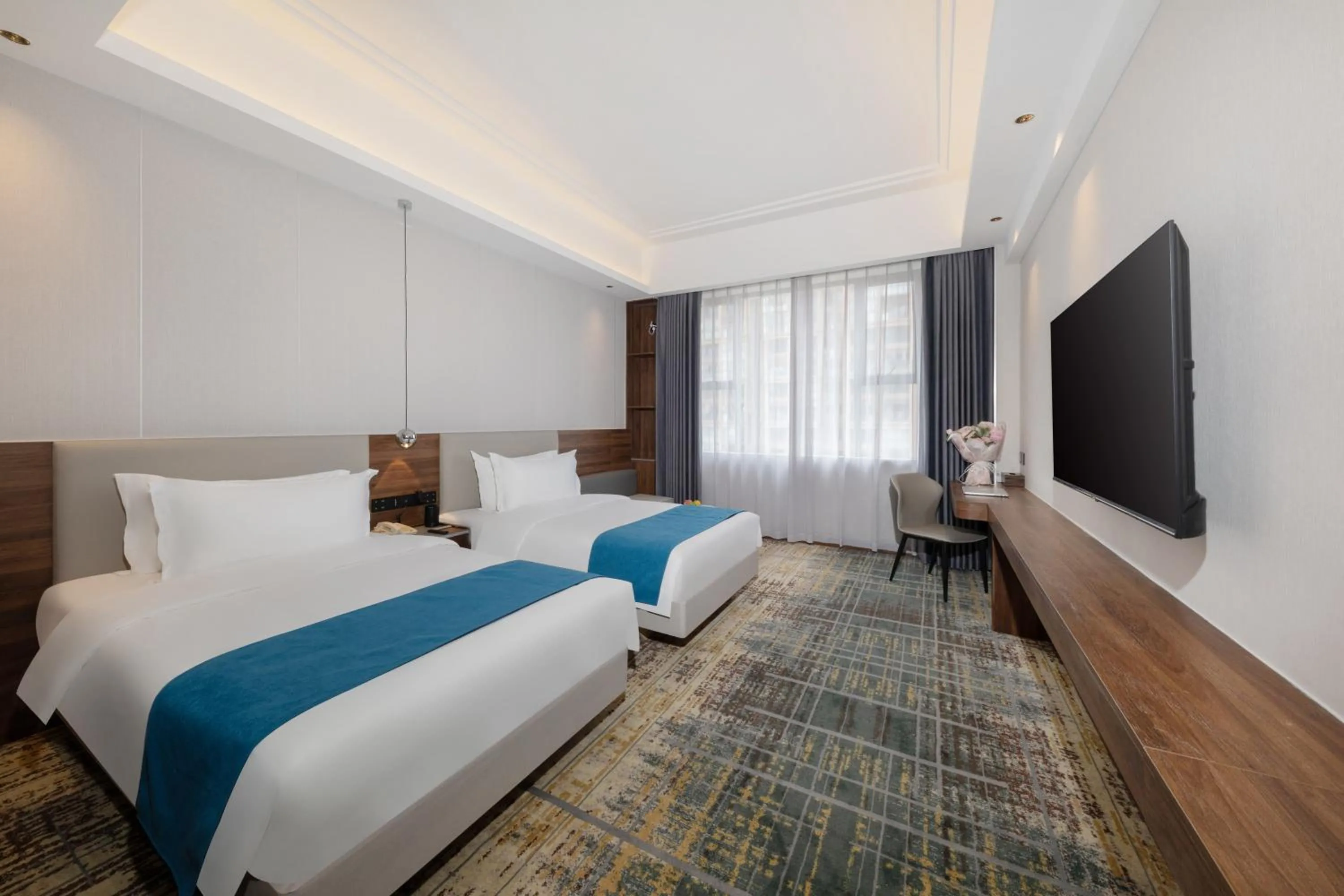 Bedroom, Bed in Fortune Land Shenzhen